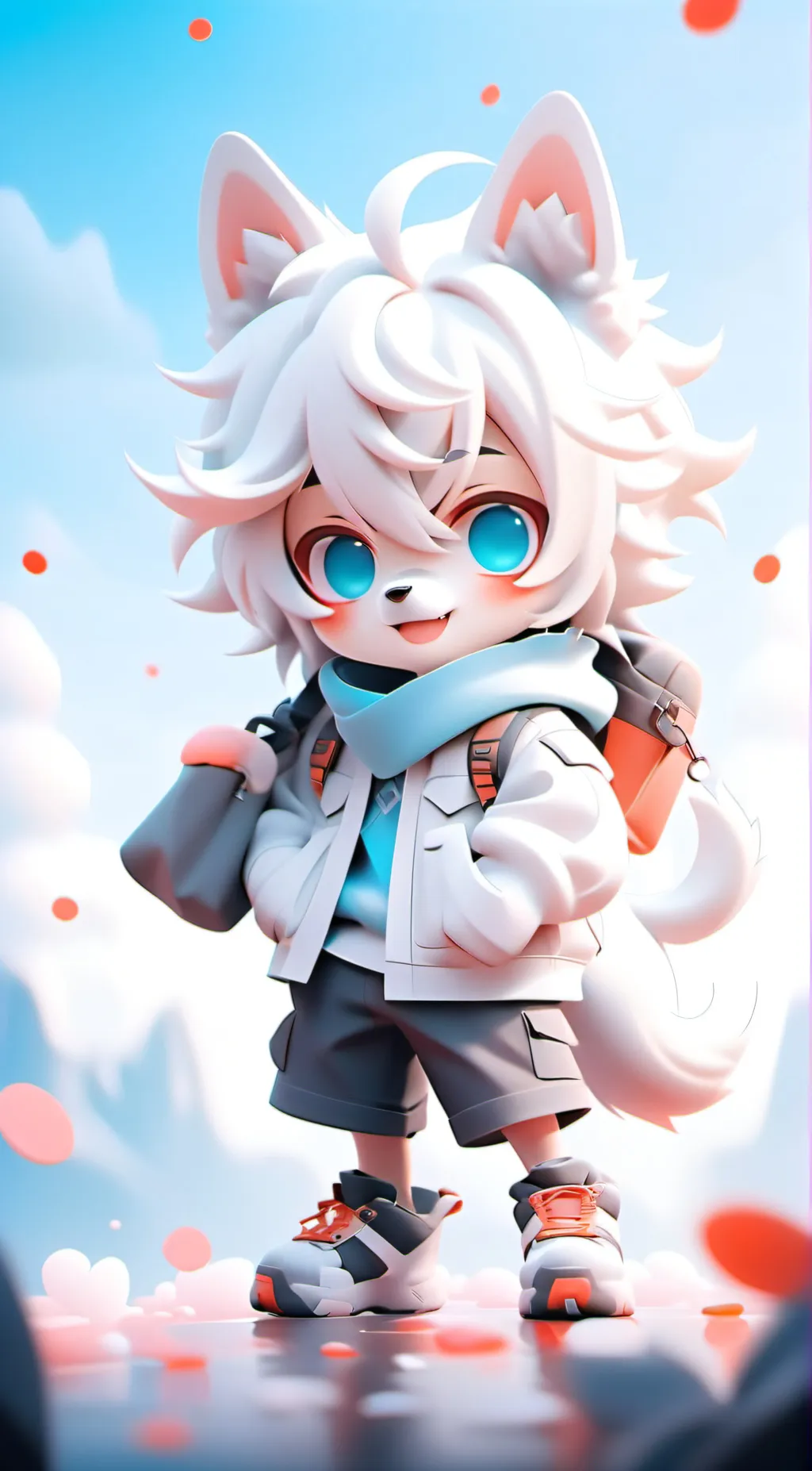 ai character: Cutey  background