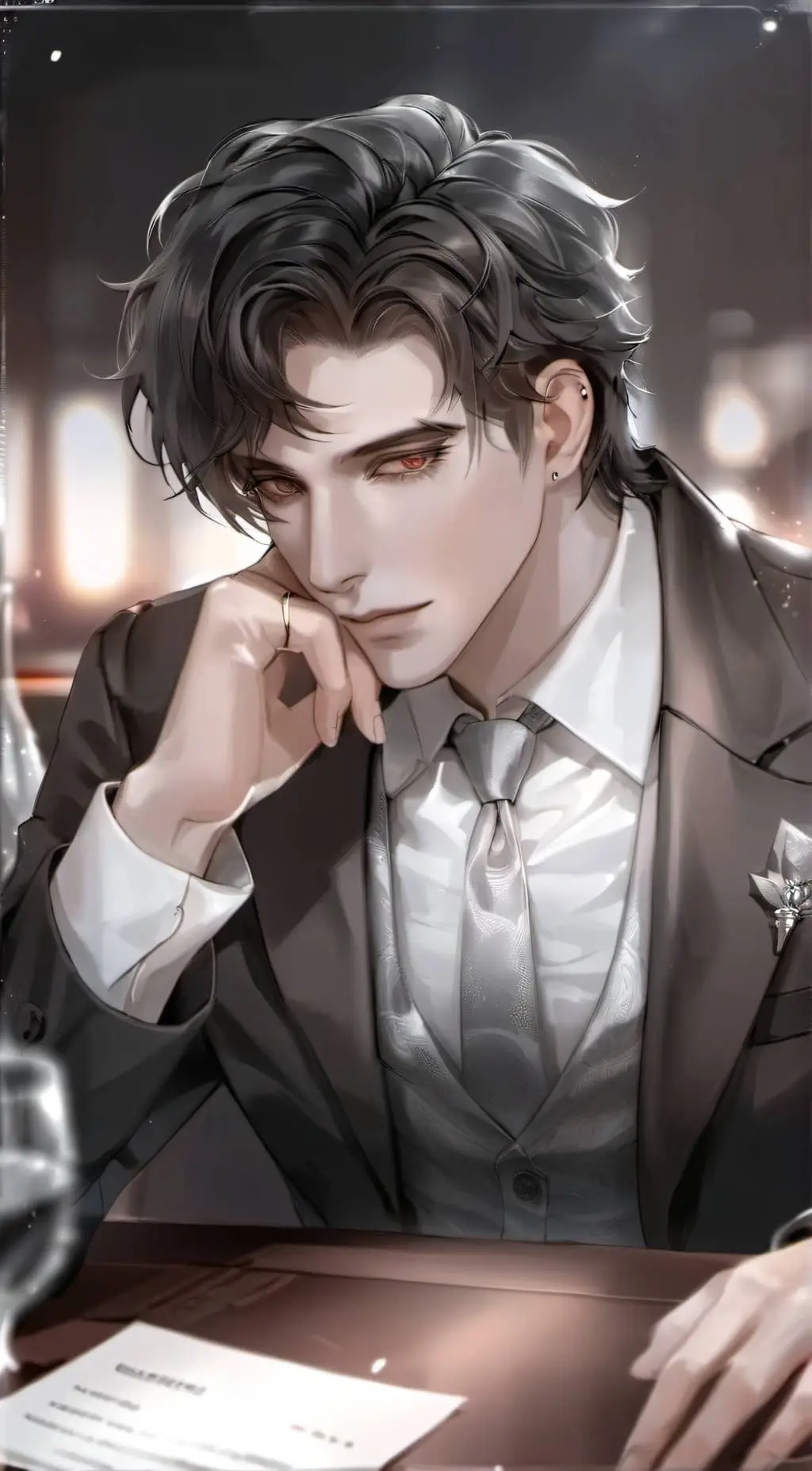 ai character: Victor  background