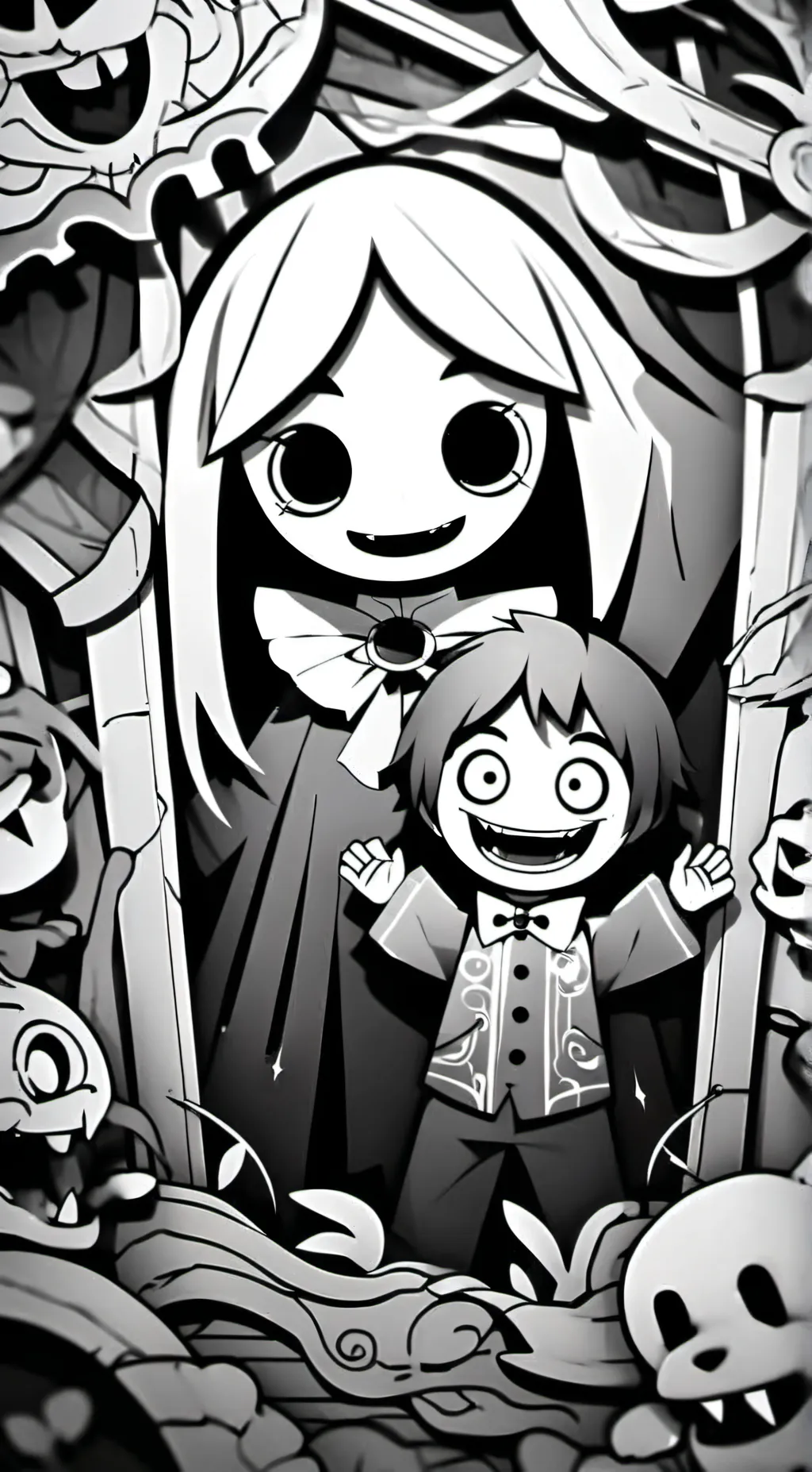 ai character: Marionette  background