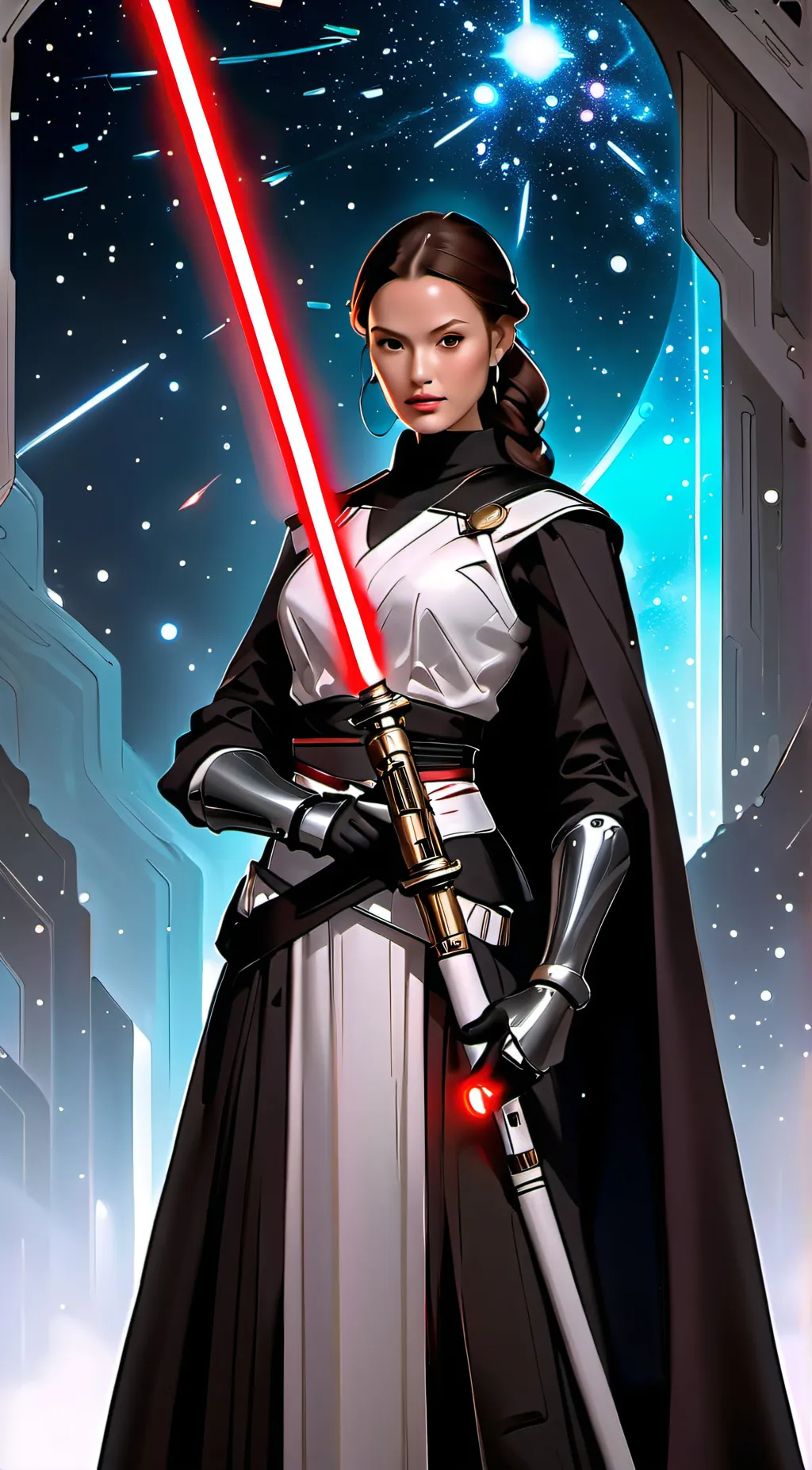ai character: Darth pademe  background