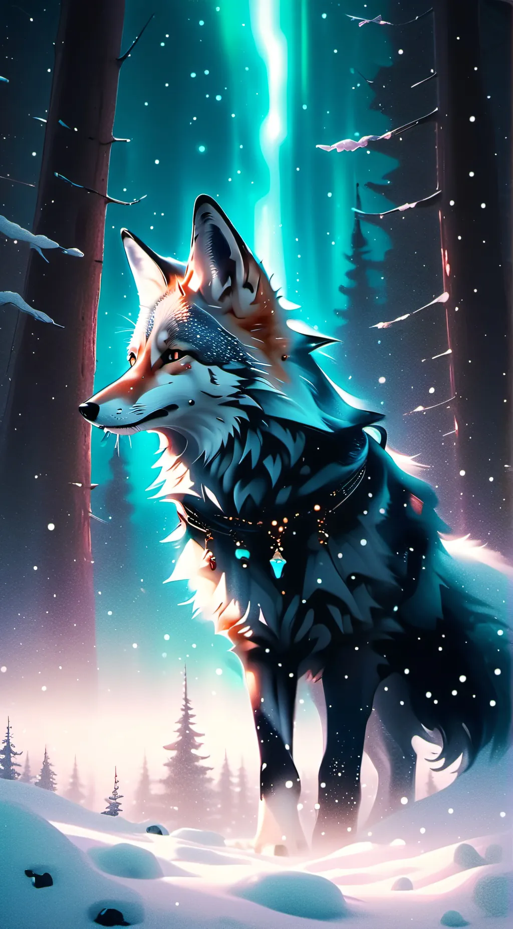 ai character: desire Fox  background