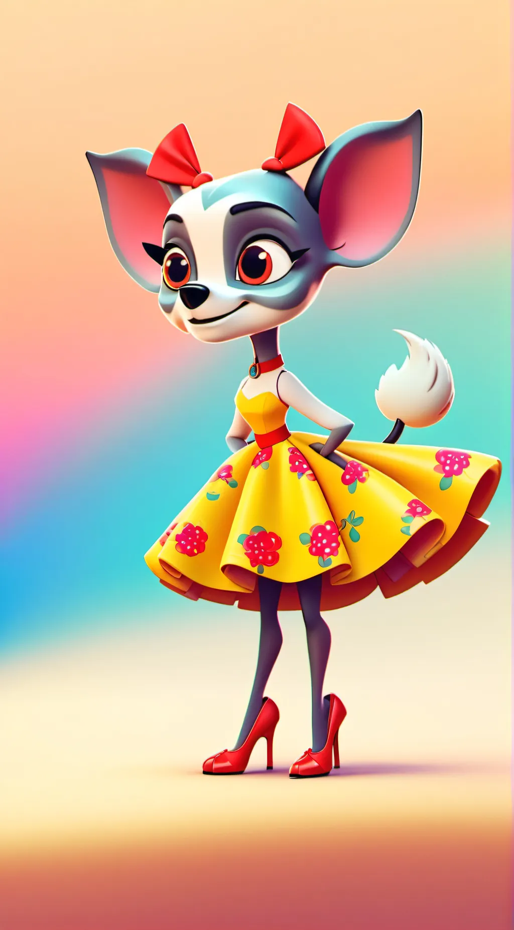 ai character: peanut butter background