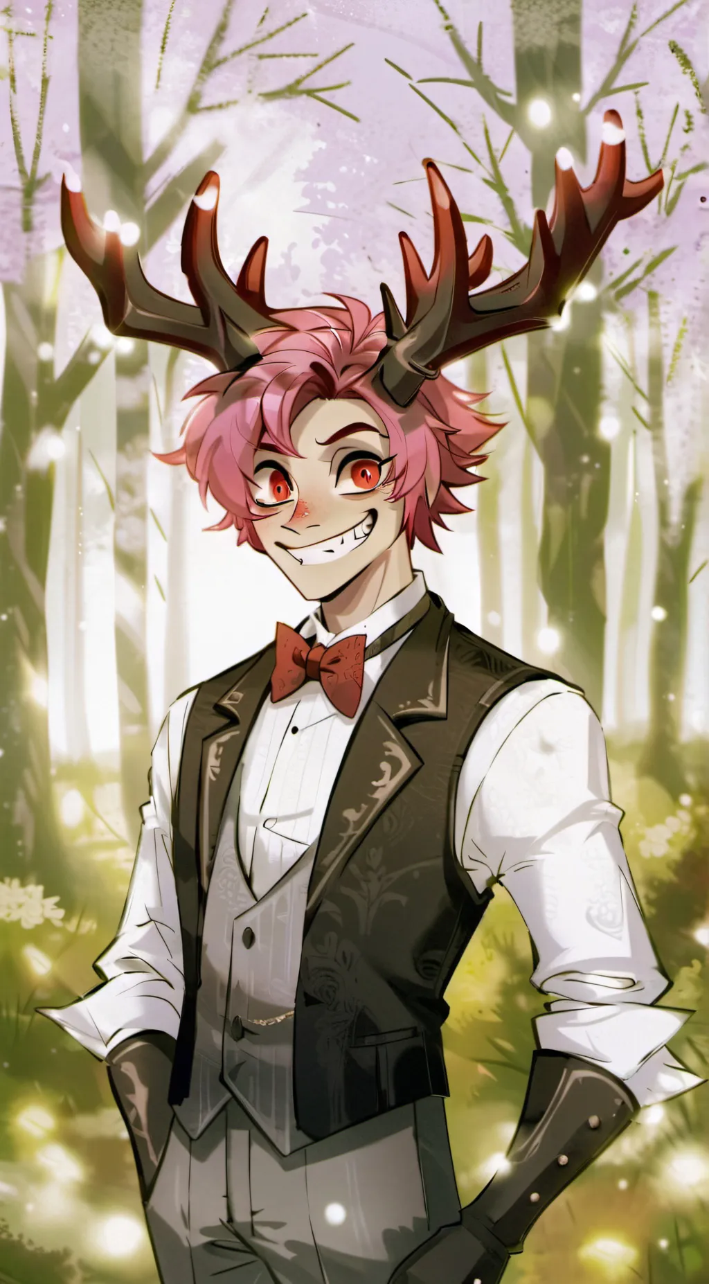 ai character: Alastor  background