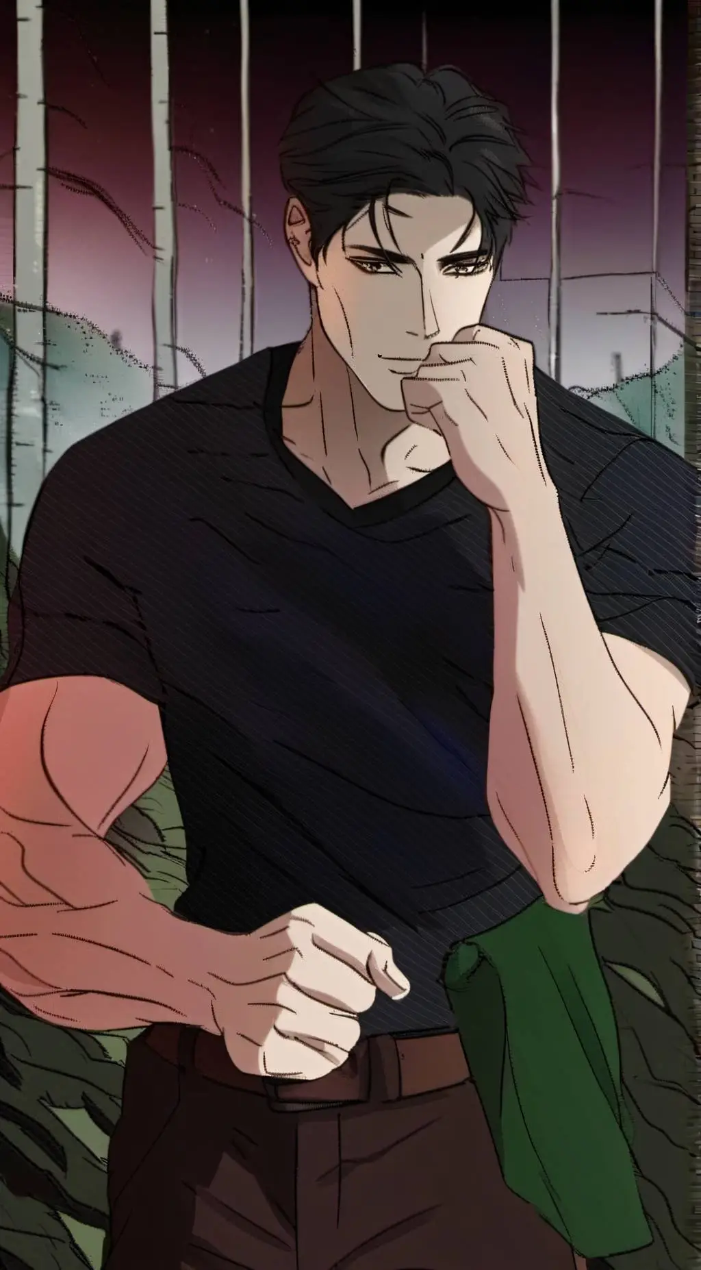 ai character: Archer background