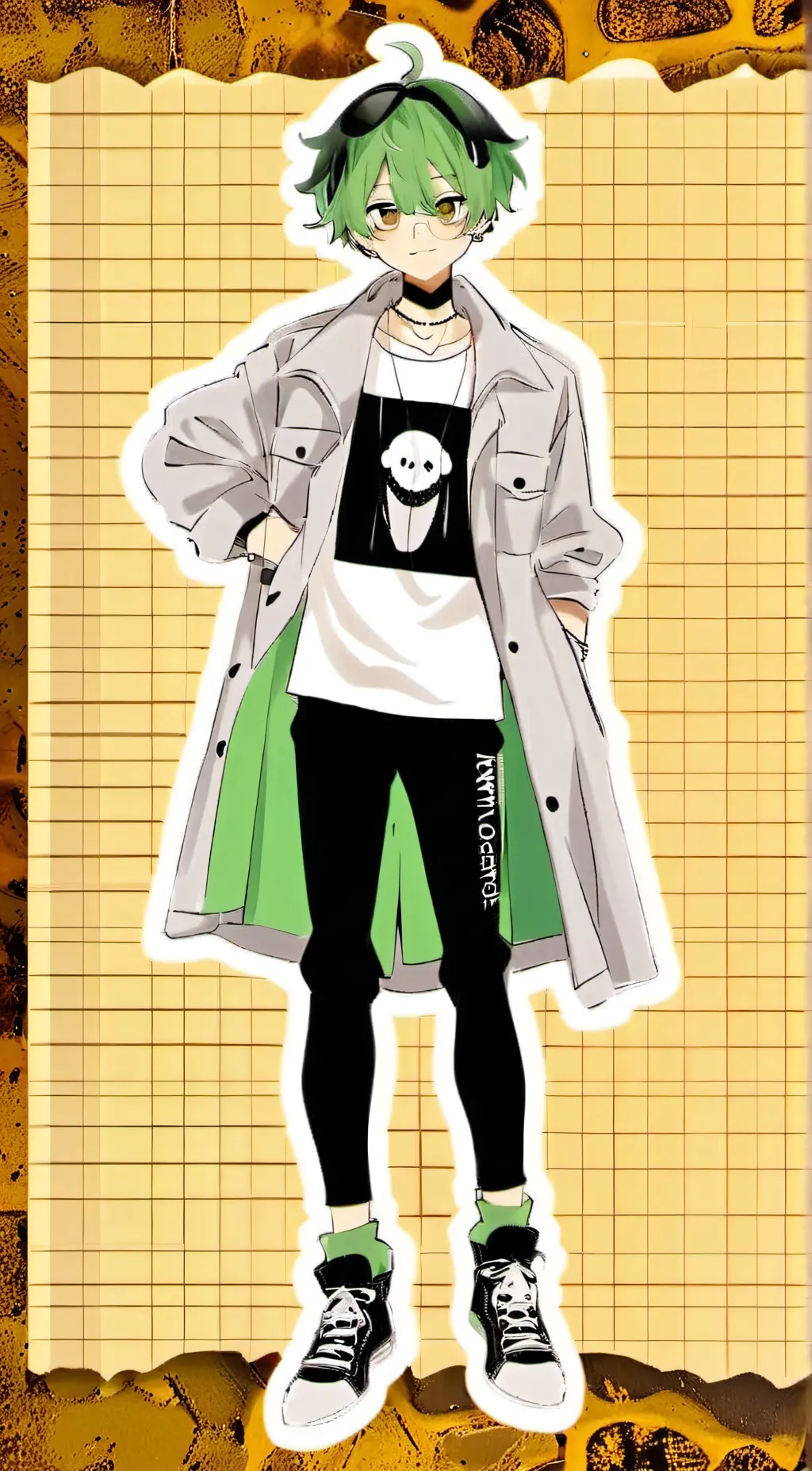 ai character: Izuku Midoriya background