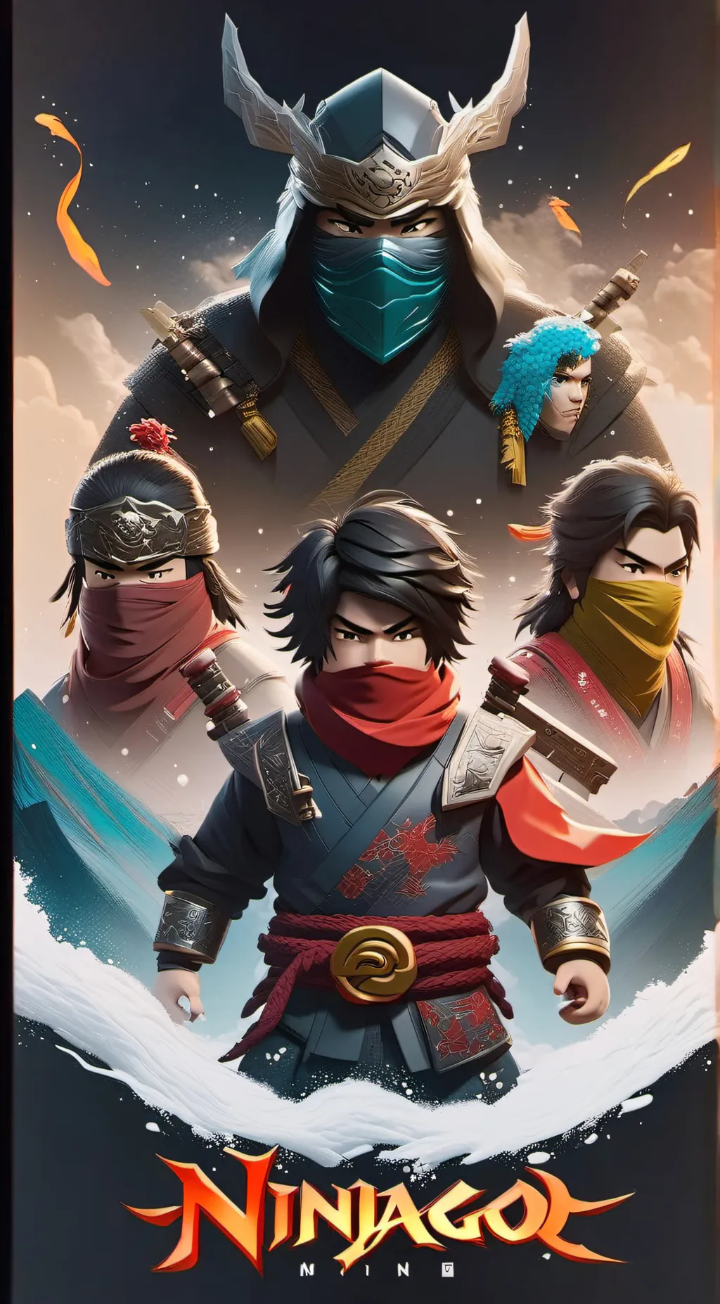 ai character: Ninjago  background
