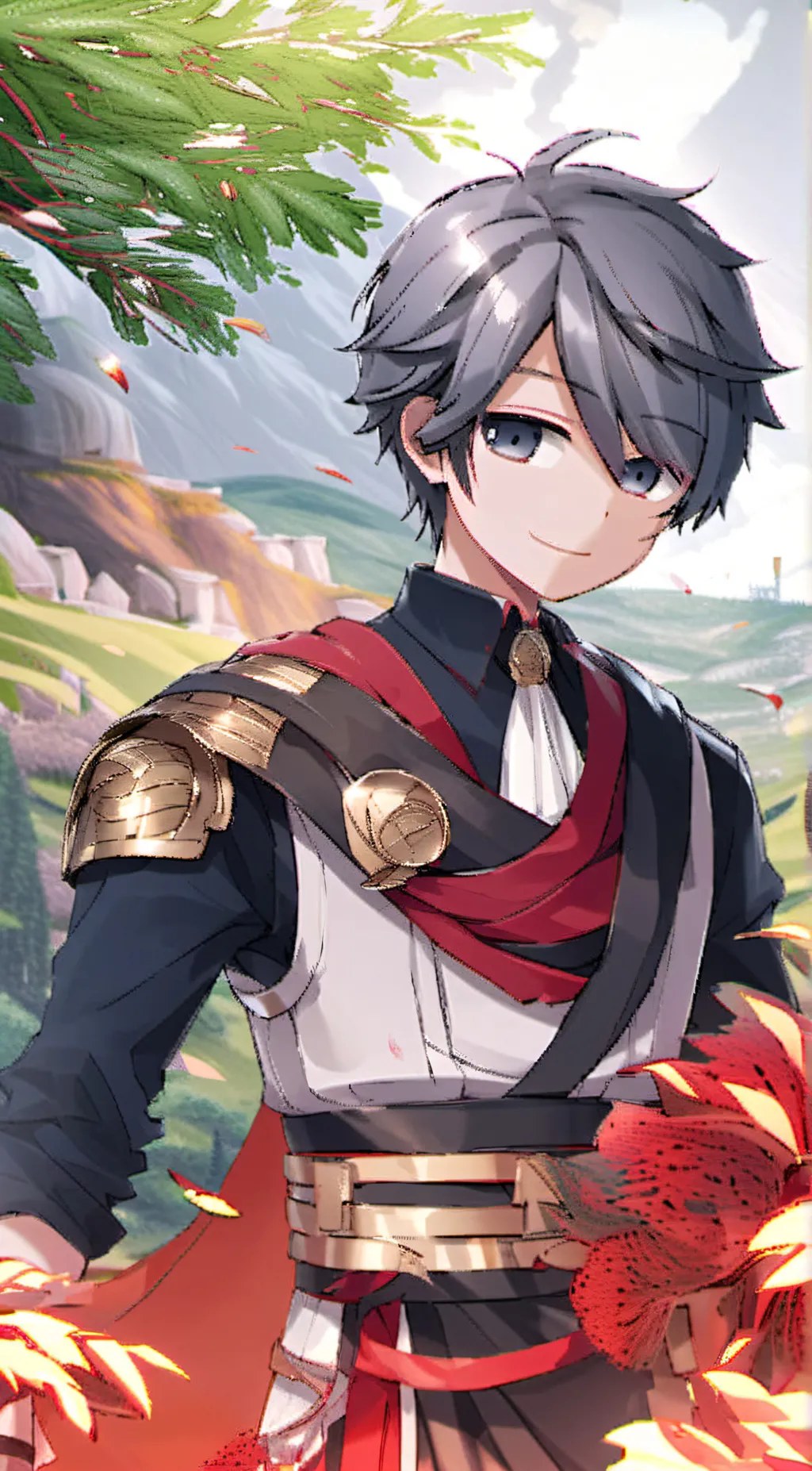 ai character: Roman  background