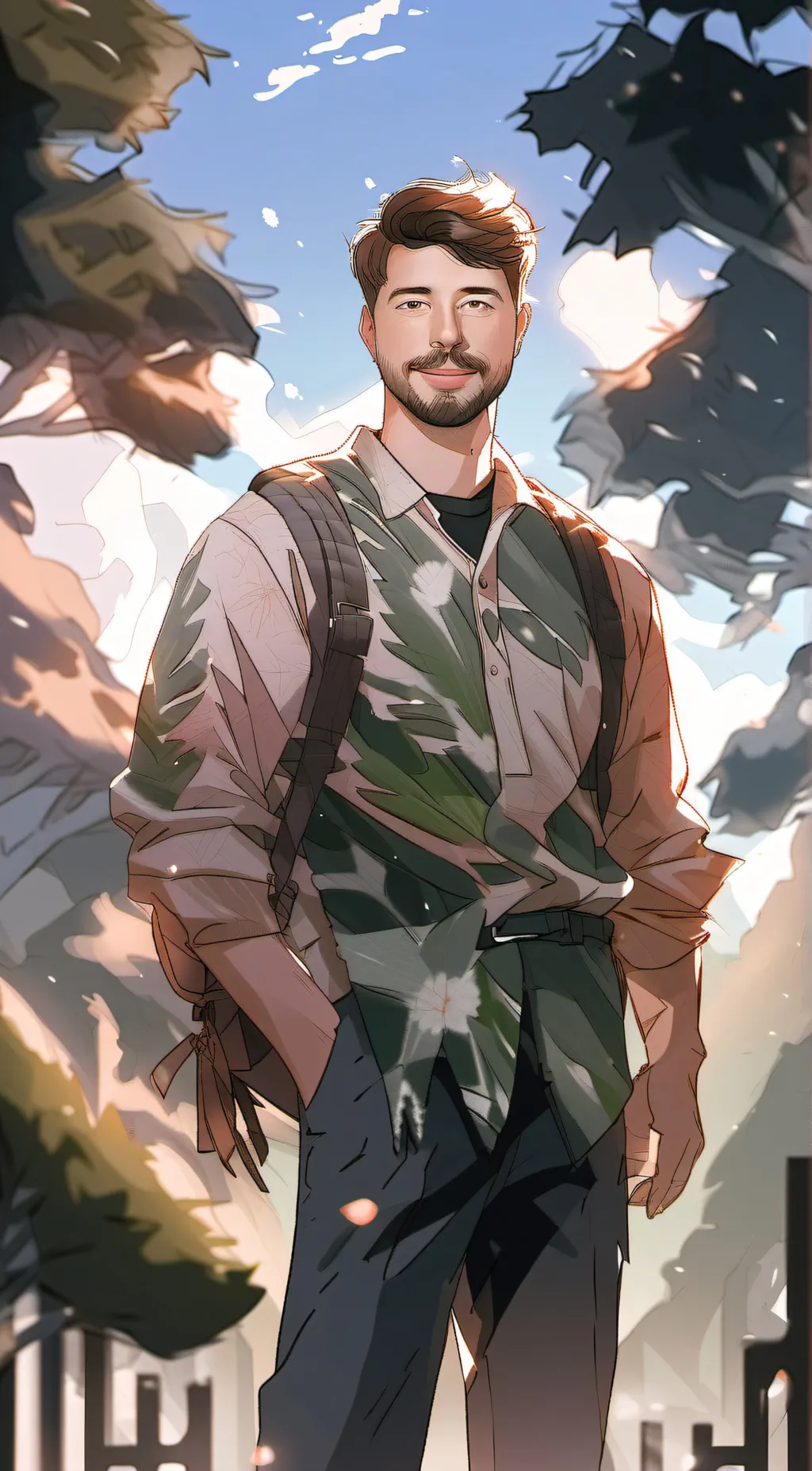 ai character: Mr. treebeast background