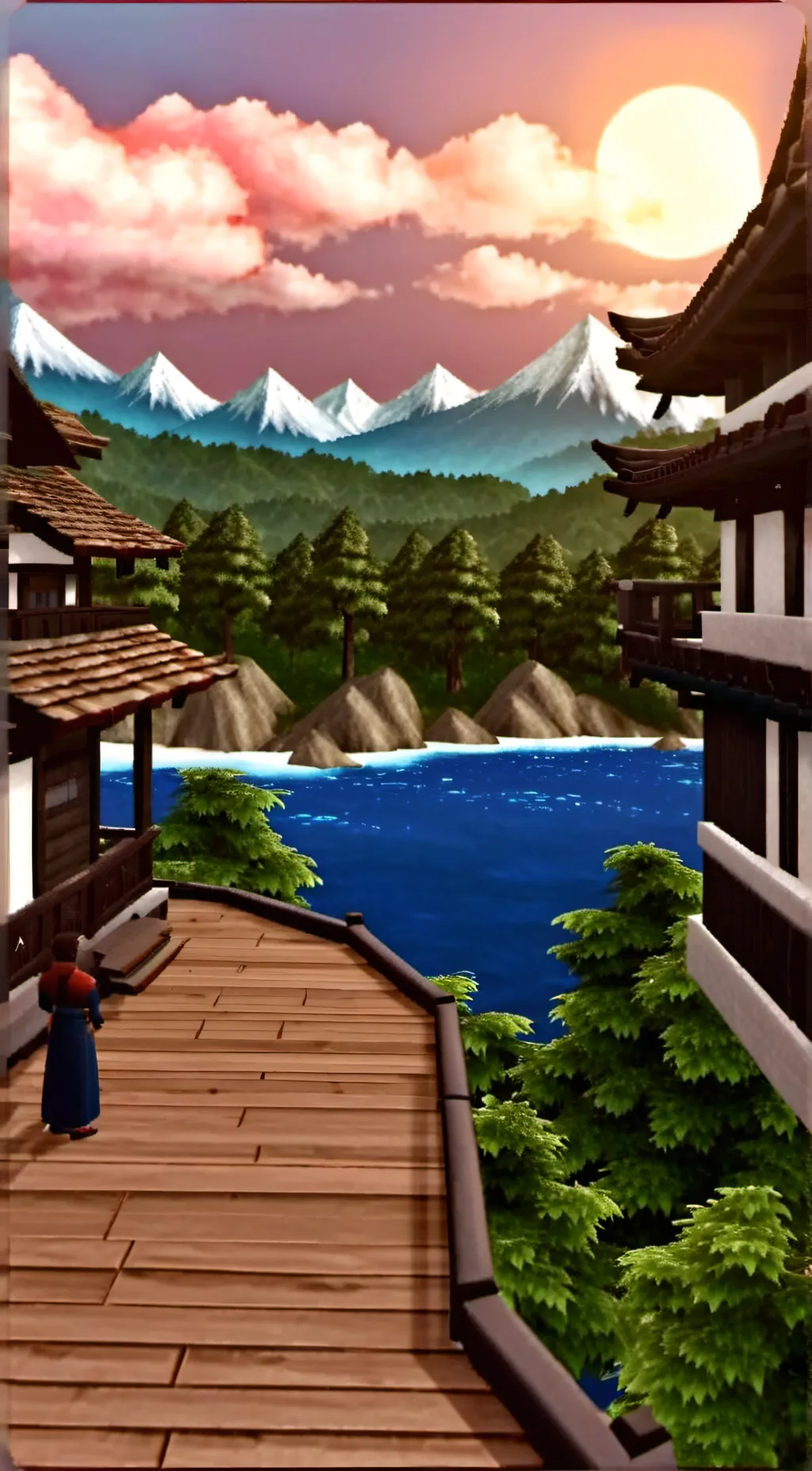 ai character: Demon slayer background