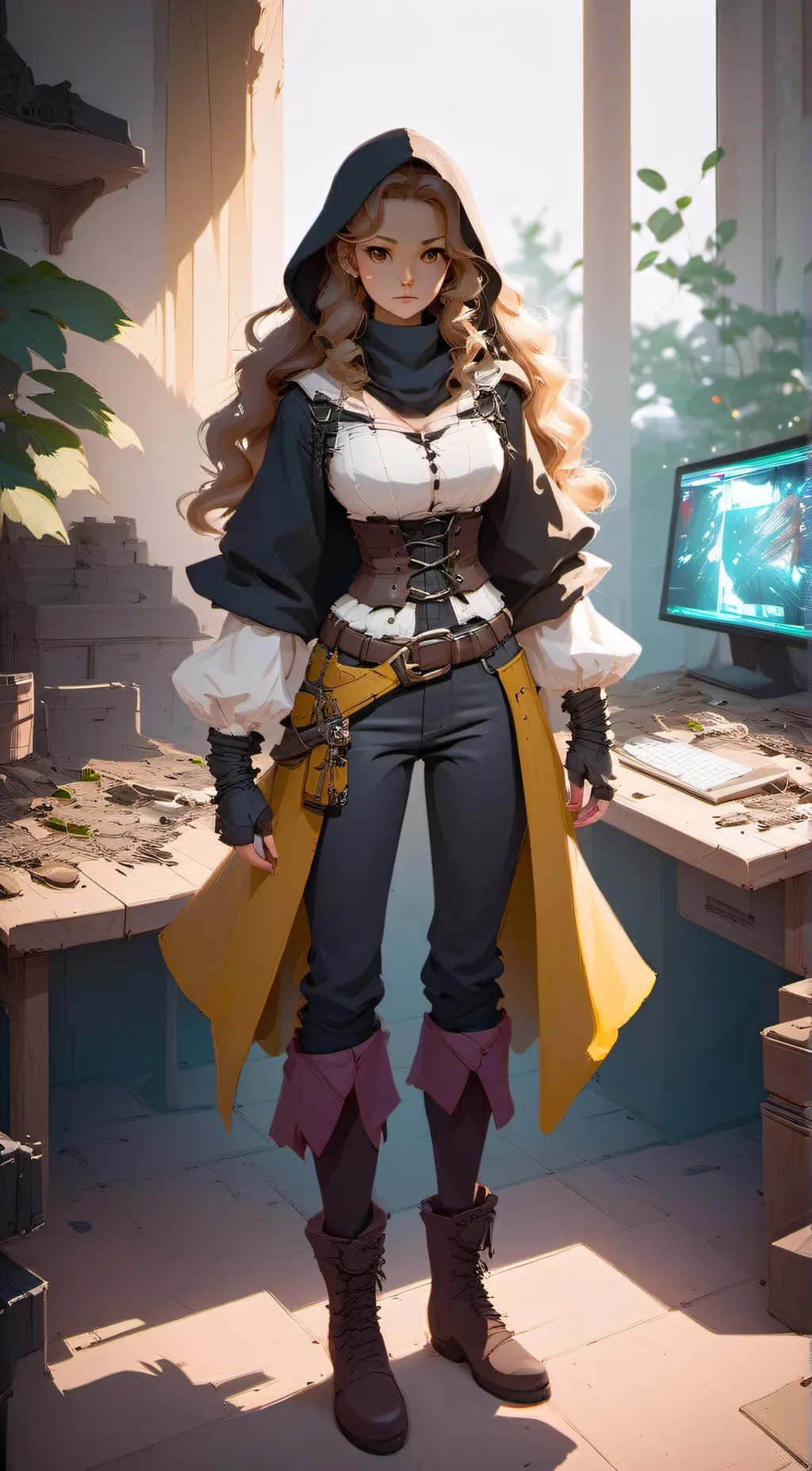 ai character: Cecie Zweifuß background