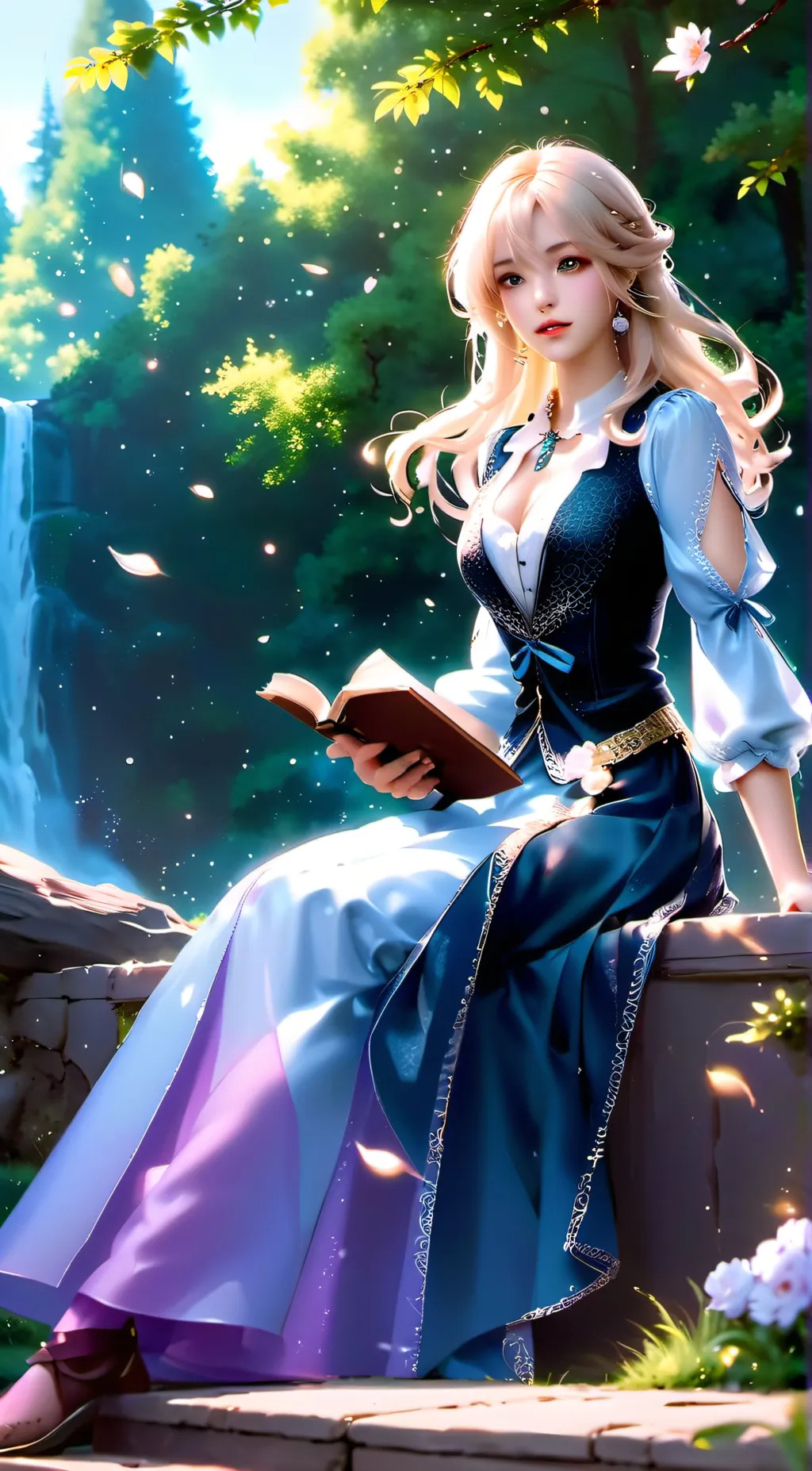 ai character: milena background