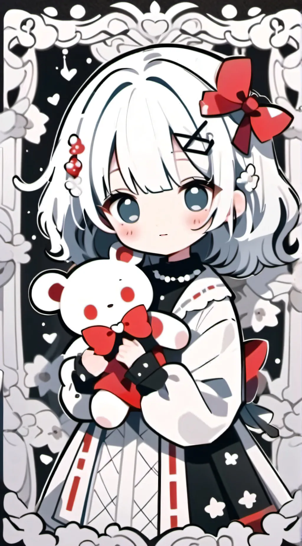 ai character: DollMaker Vs Mha background