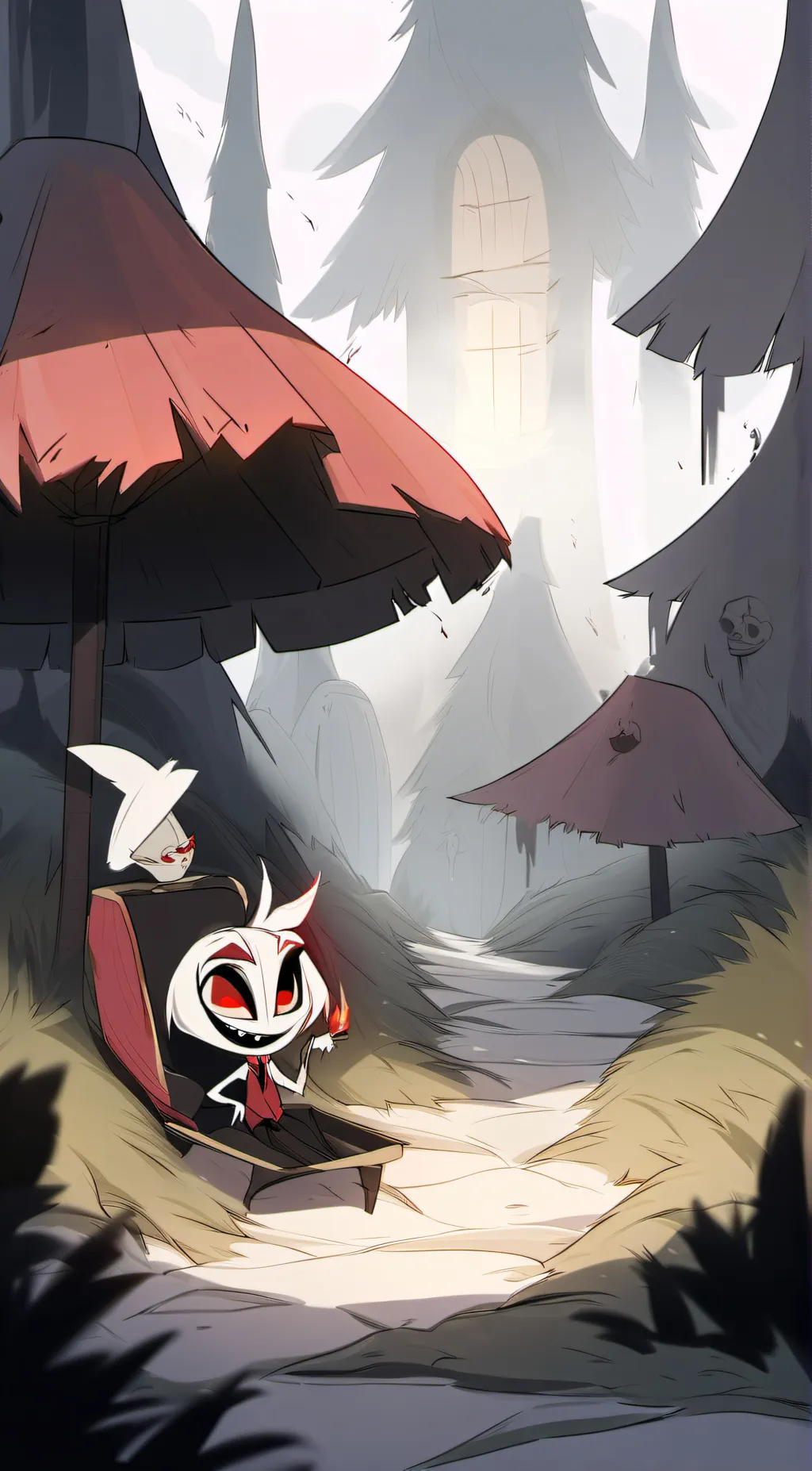 ai character: Hazbin hotel background
