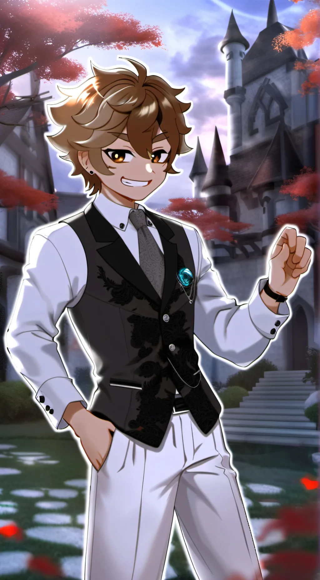 ai character: spirt  background