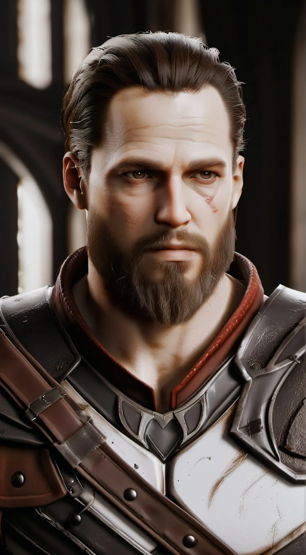 ai character: Ares, god of war background
