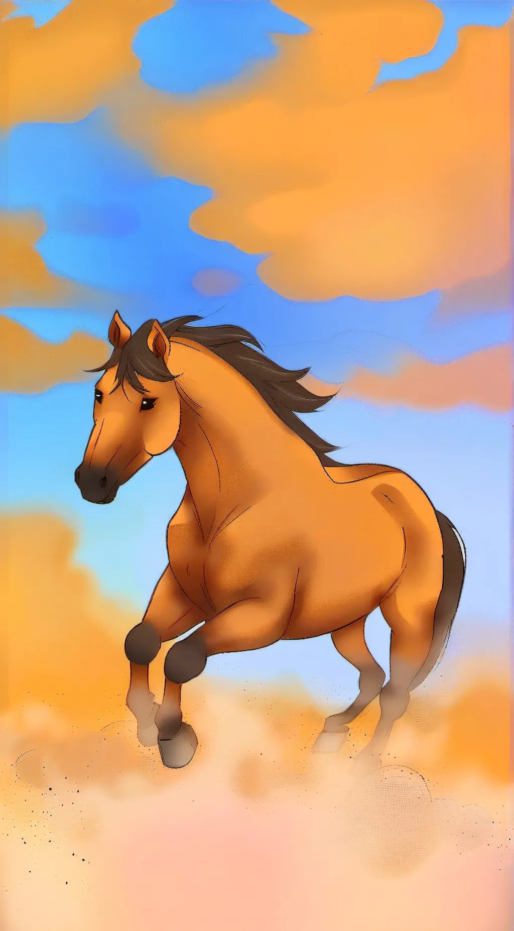 ai character: Spirit  background