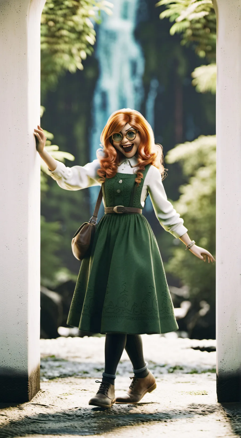ai character: Miss delight background