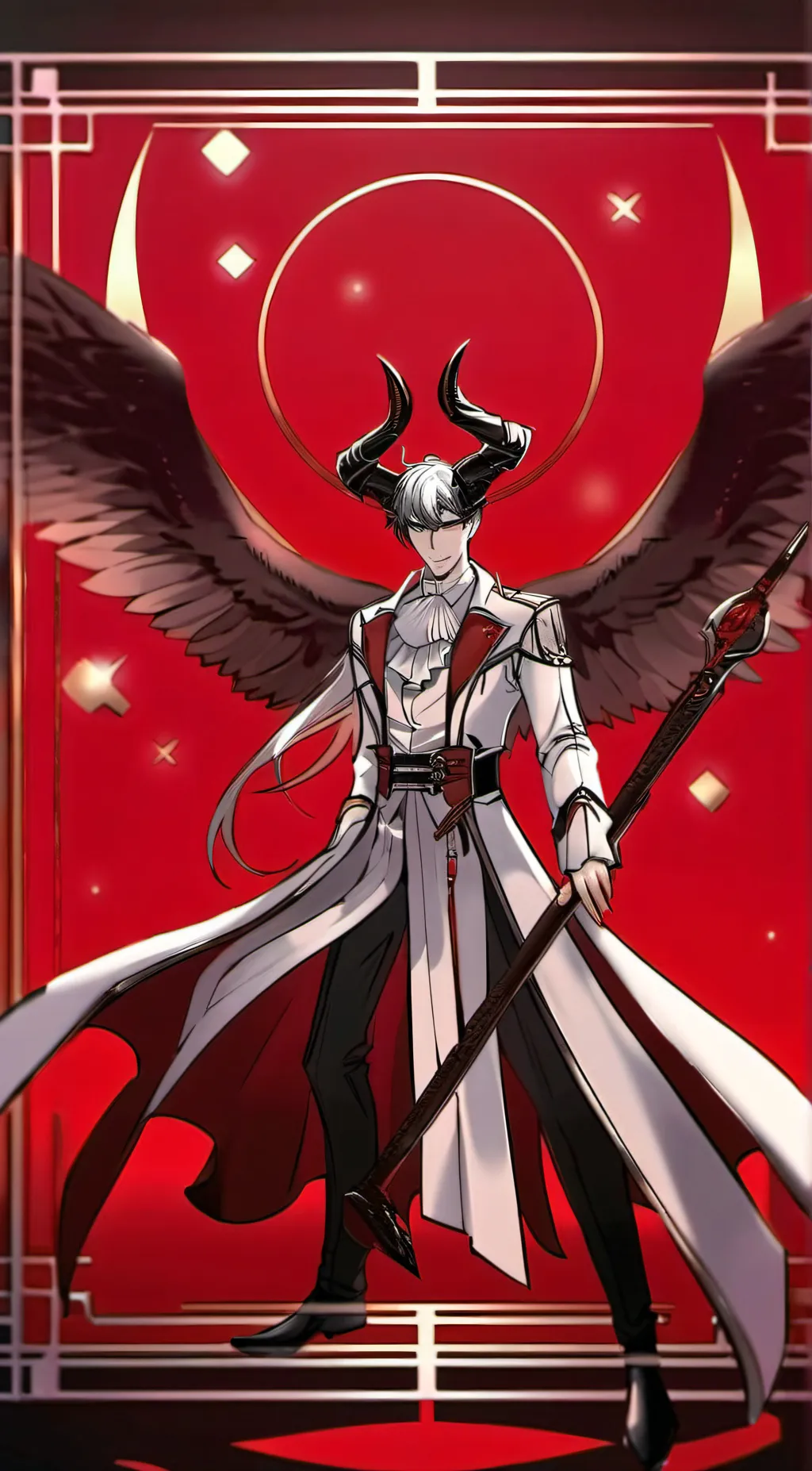 ai character: Lucifer background