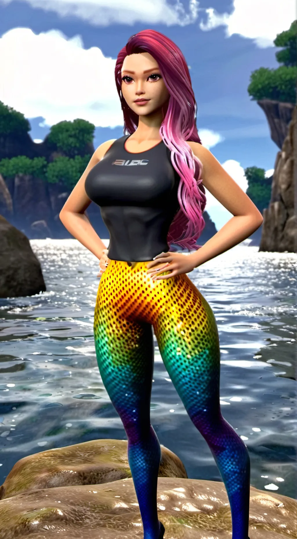ai character: Mable Longfin background