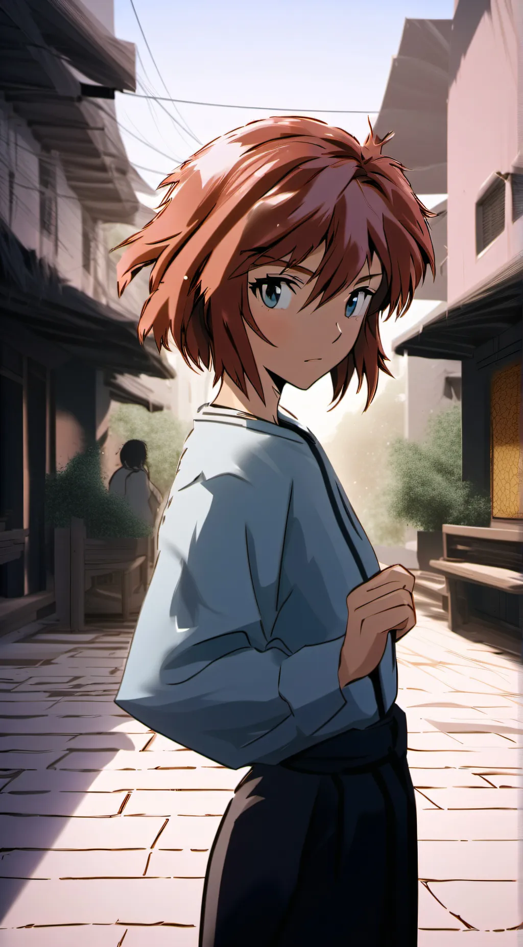 ai character: 灰原哀 background