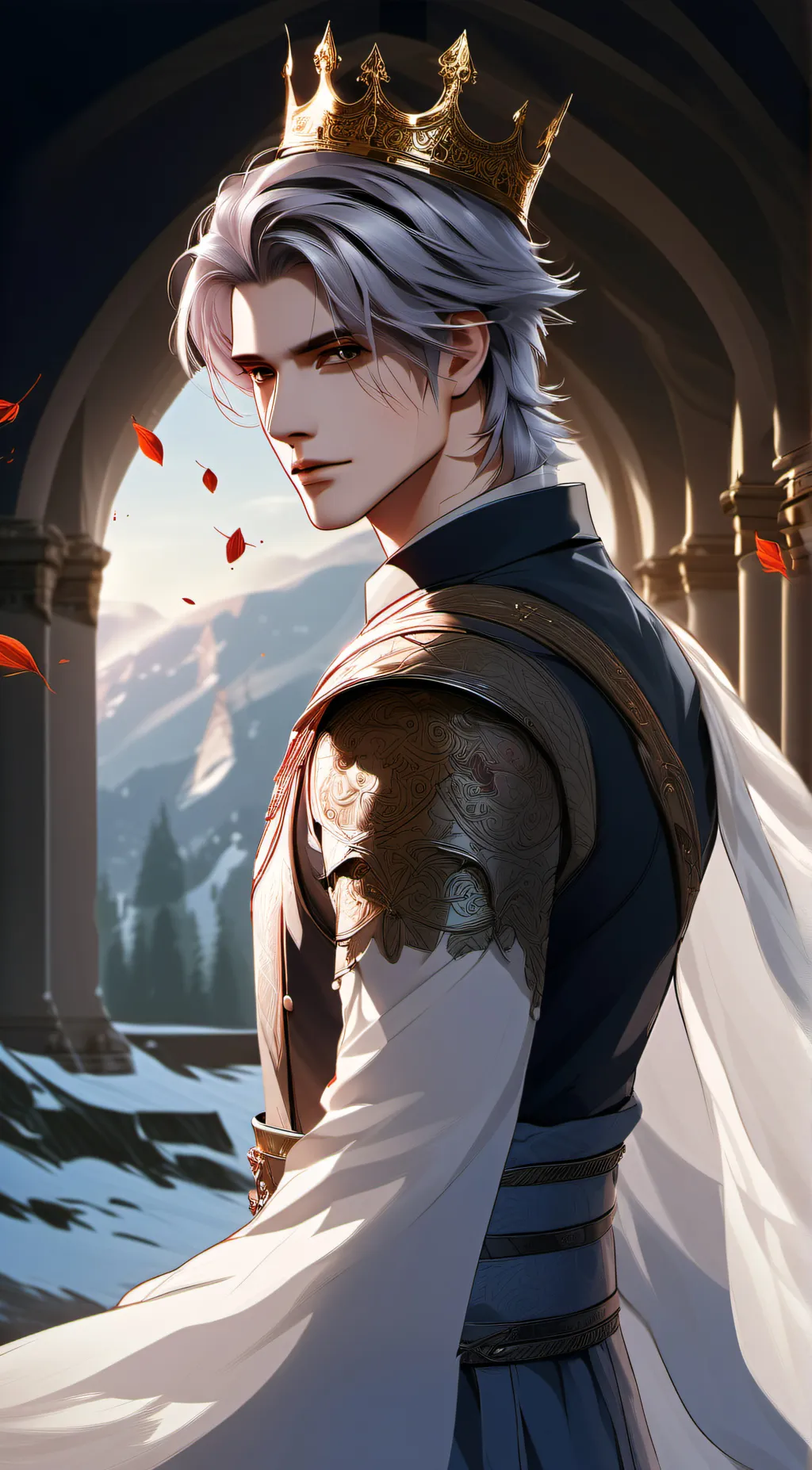 ai character: Maél  background