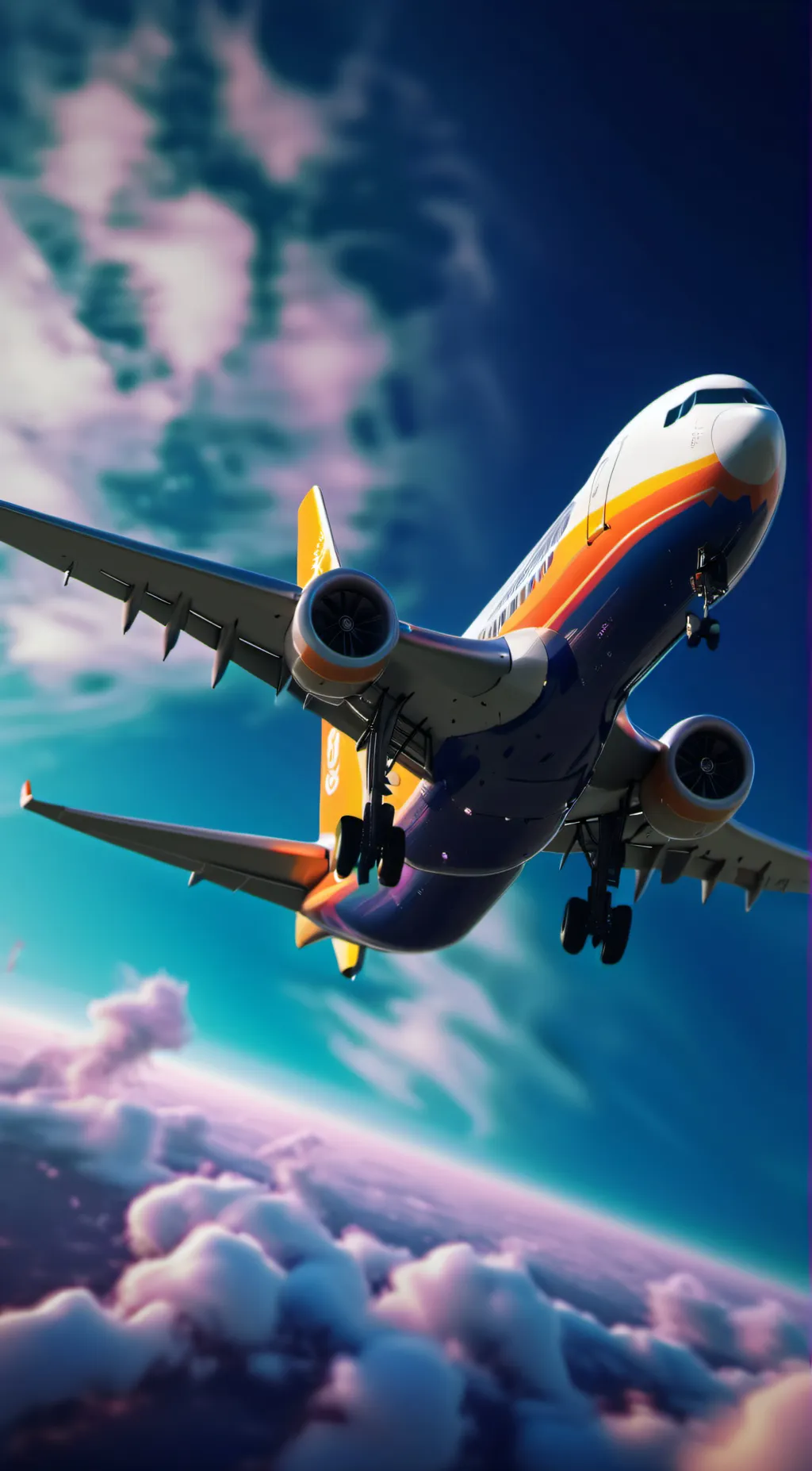 ai character: plane background