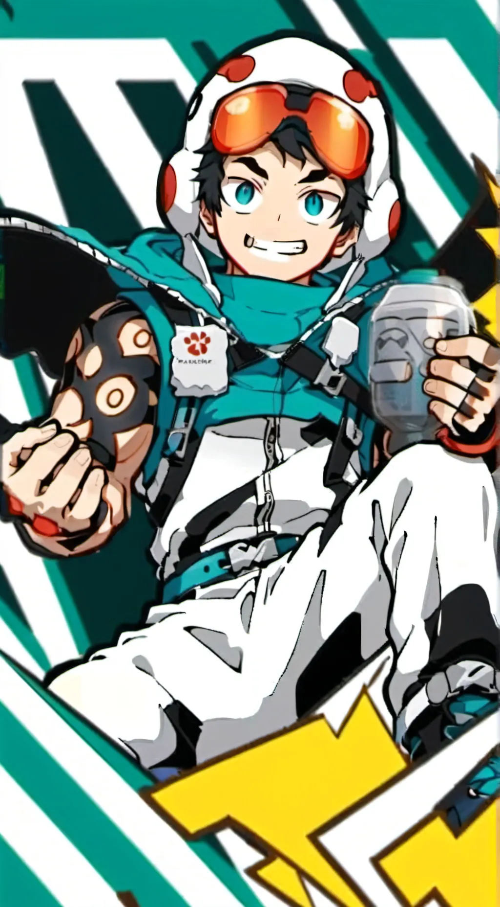 ai character: MHA new kid! background