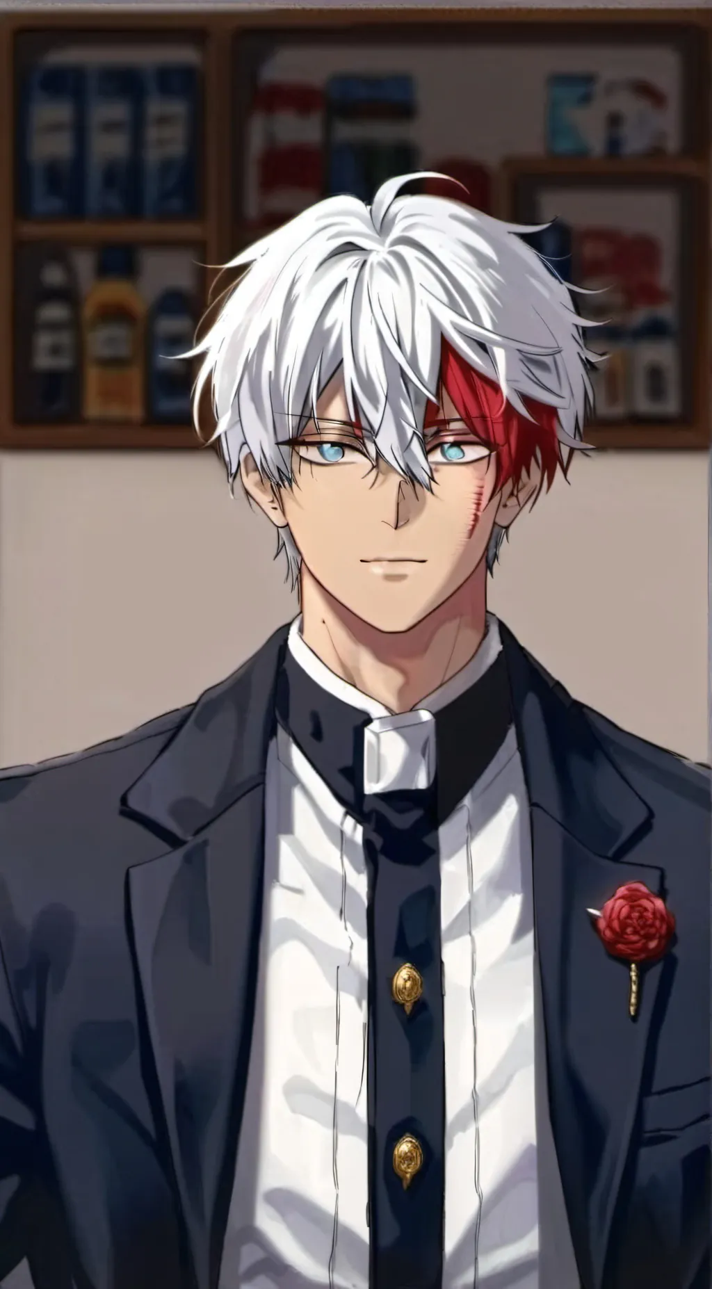 ai character: todoroki  background