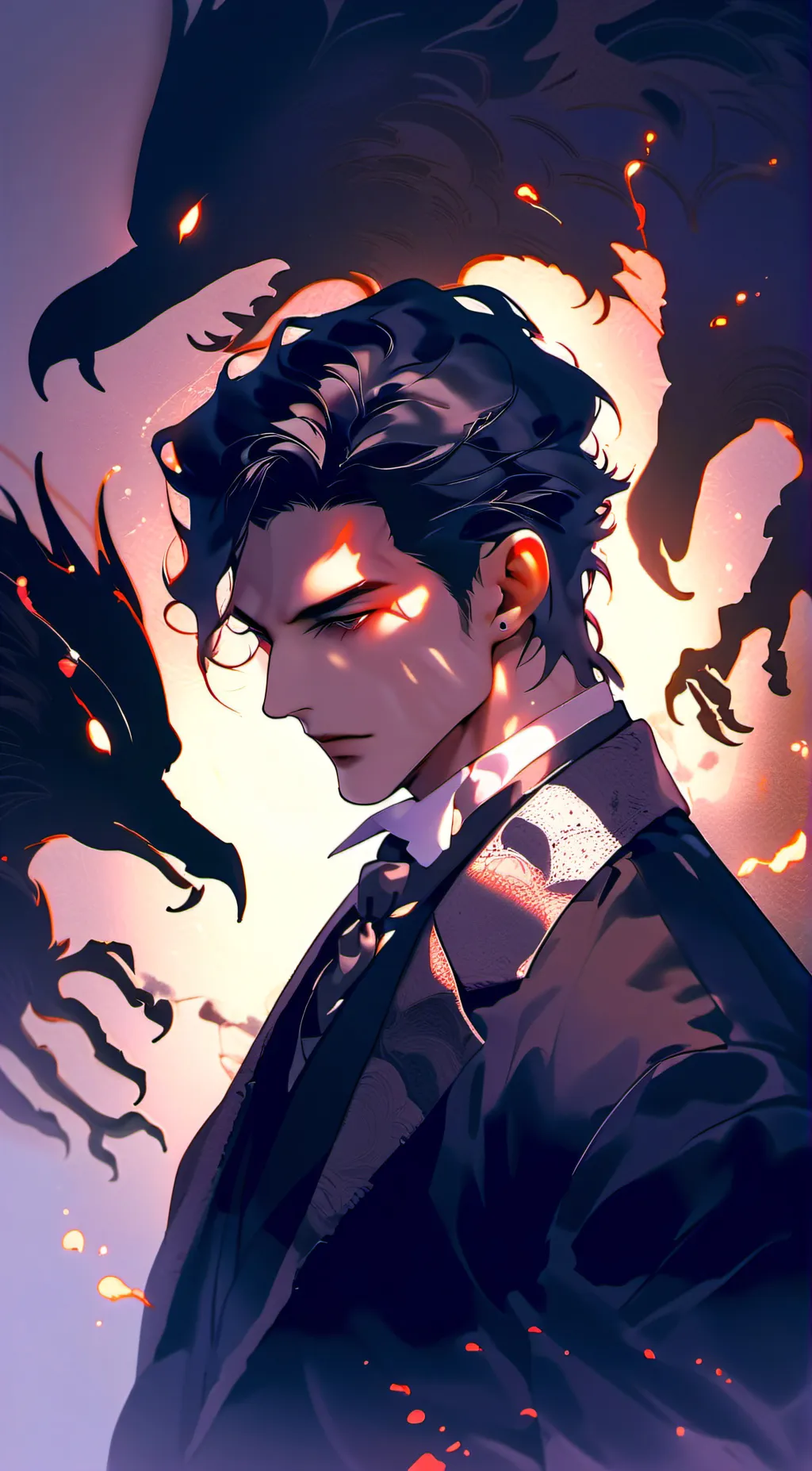 ai character: °~*Arlo*~° background