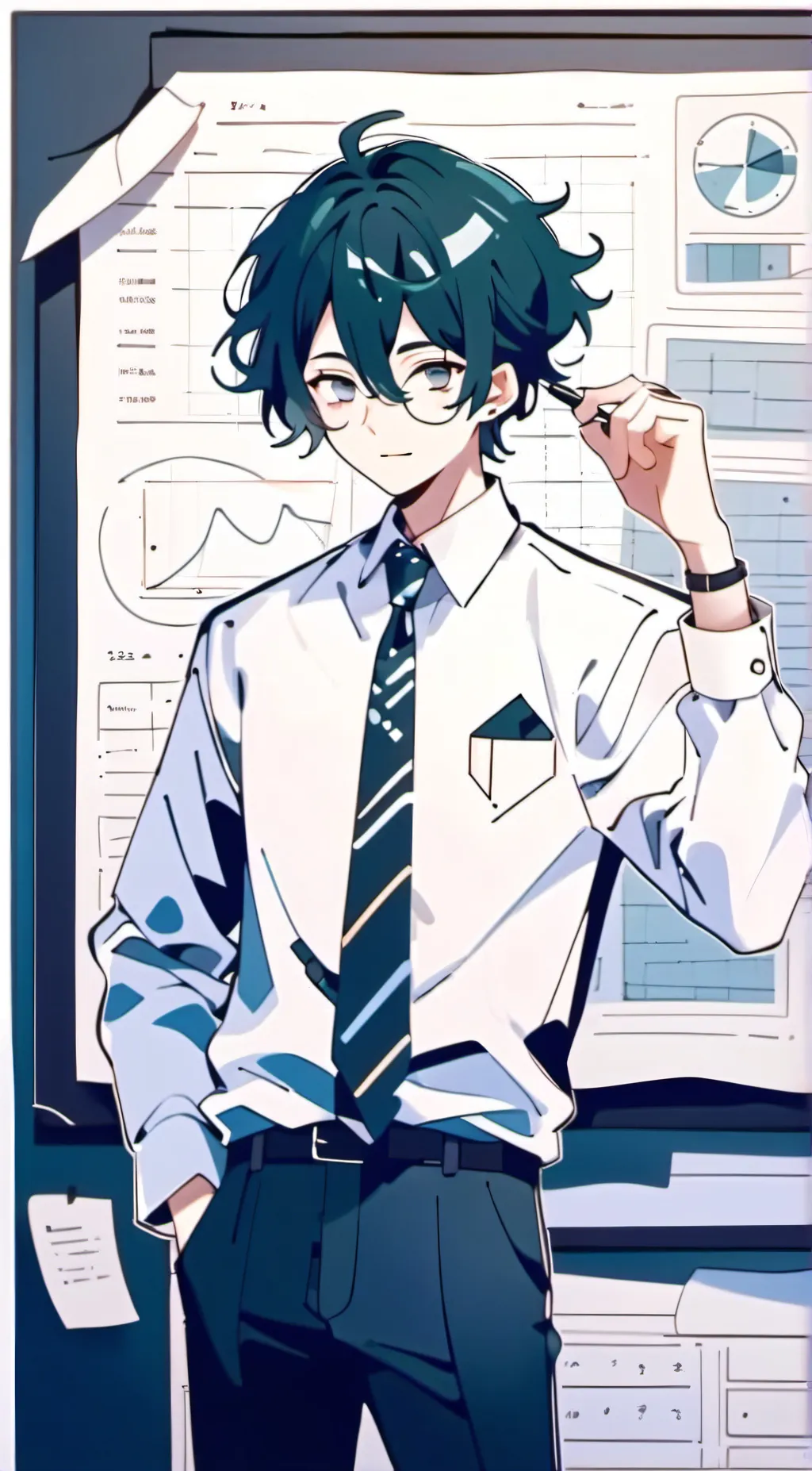 ai character: Your maths teacher background