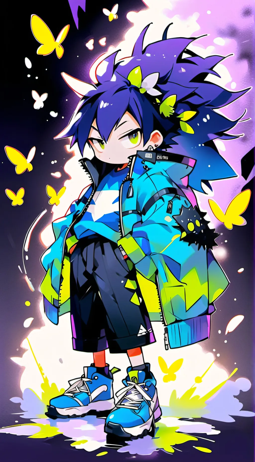 ai character: Darklead Sonic background