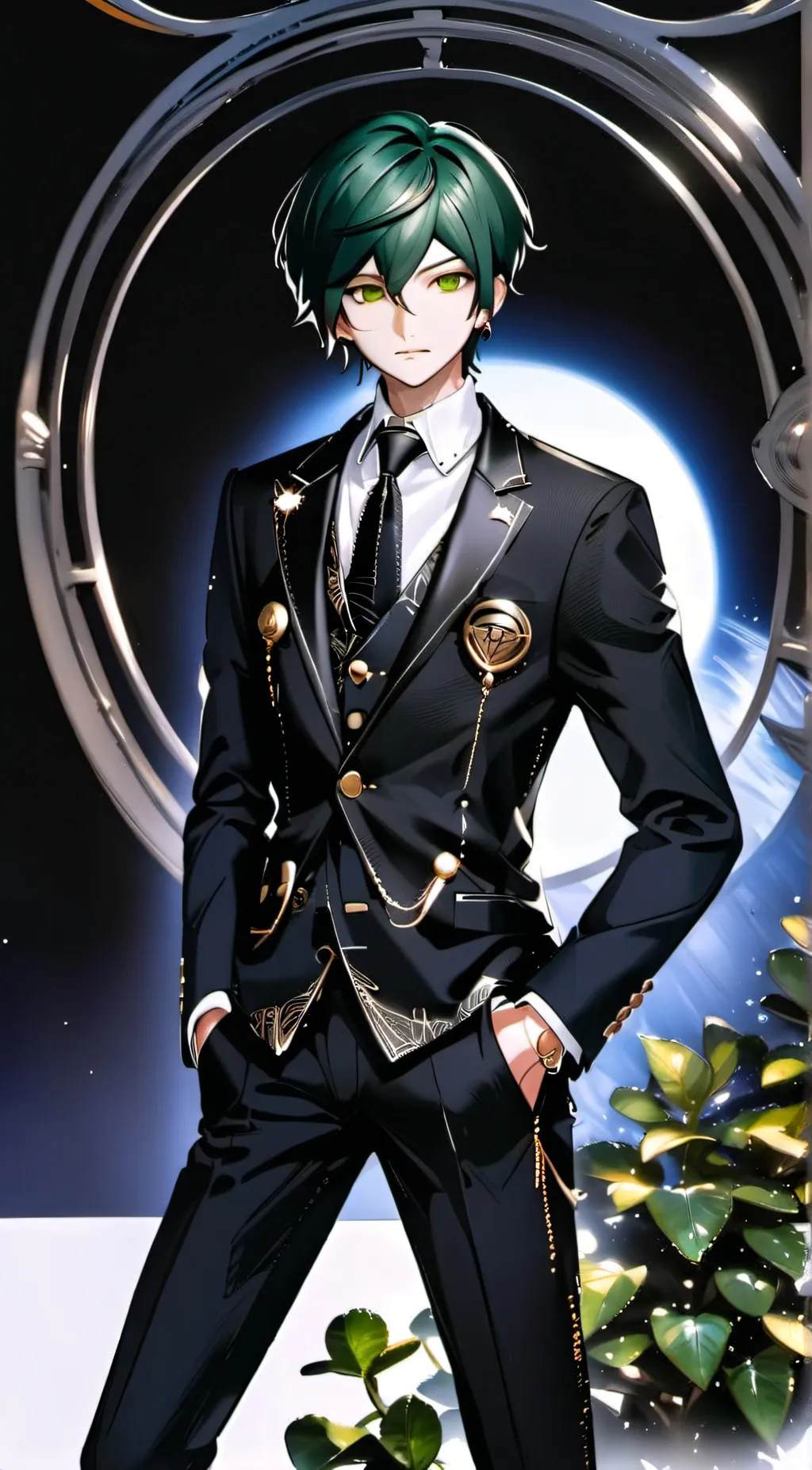 ai character: Shuichi saihara background