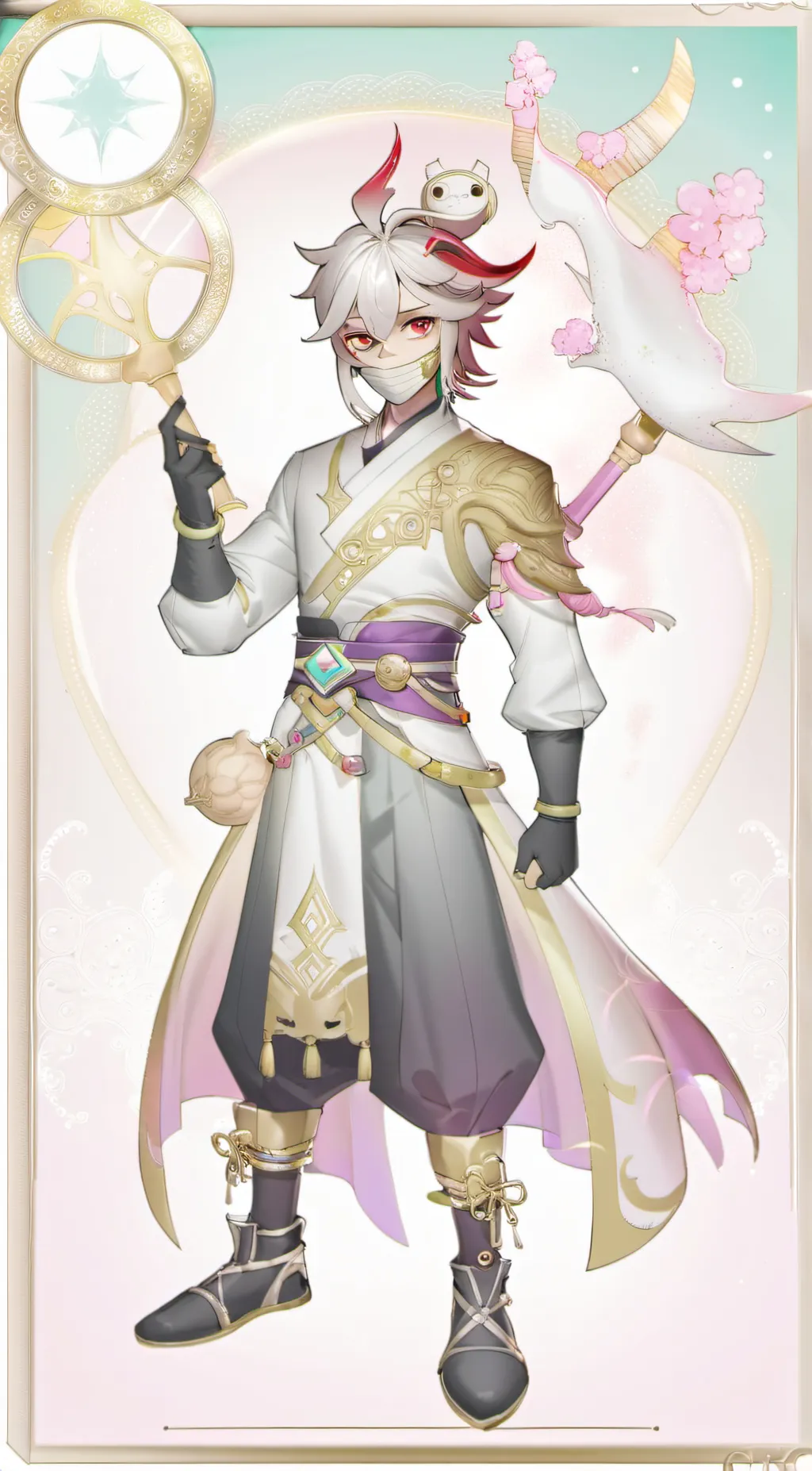 ai character: mark background