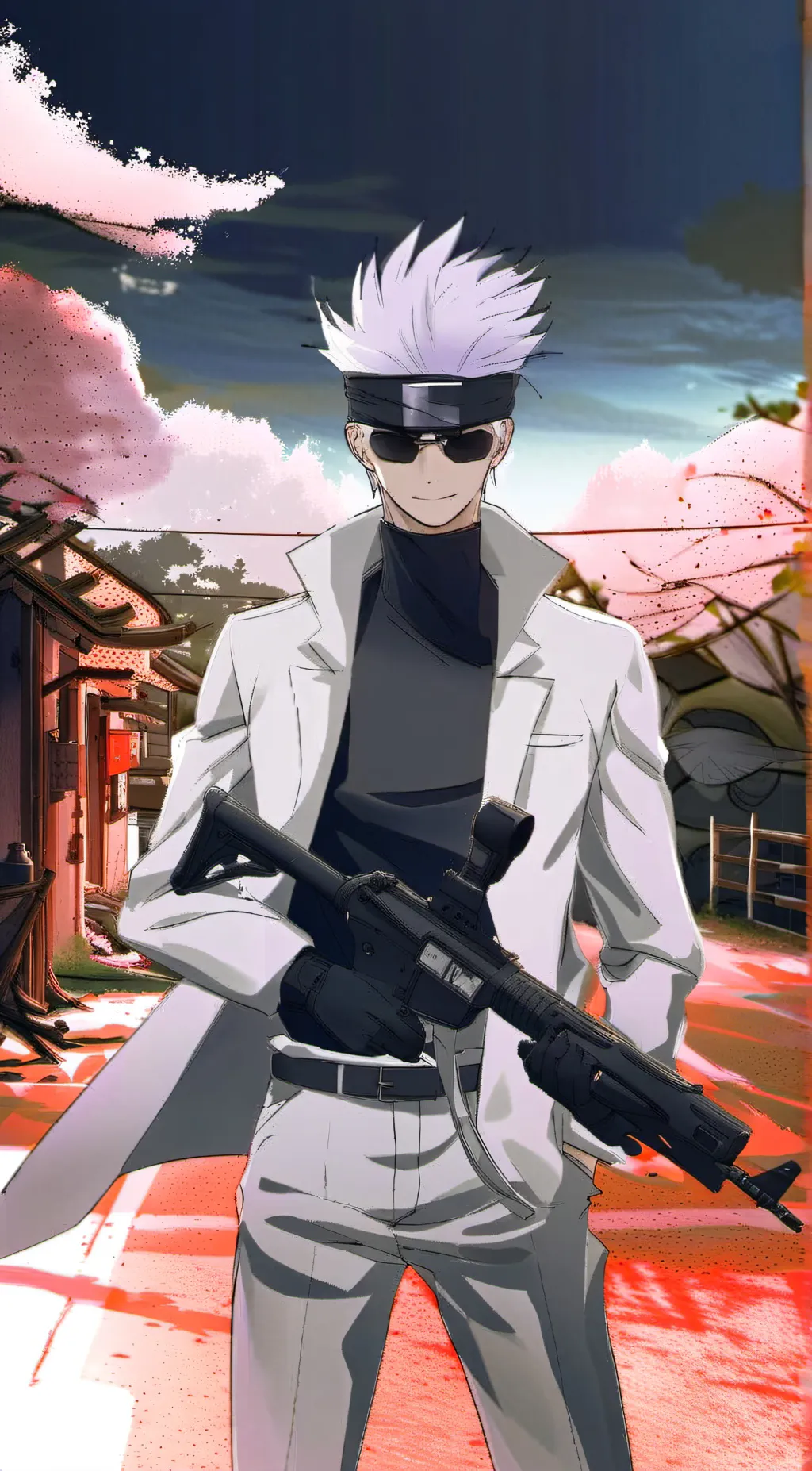 ai character: Satoru Gojo background