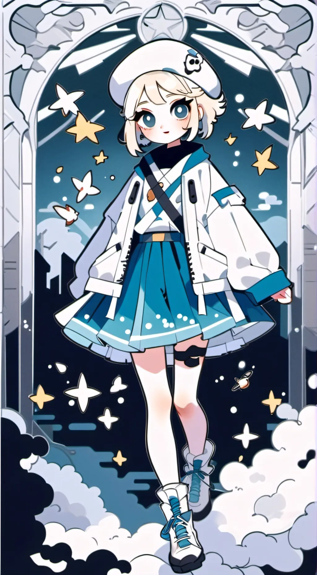 ai character: Ashley background
