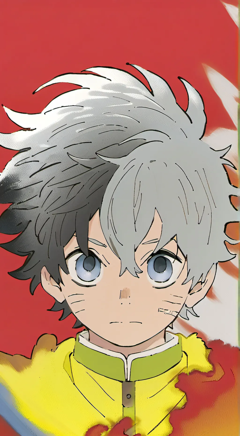 ai character: Shoto Todoroki background