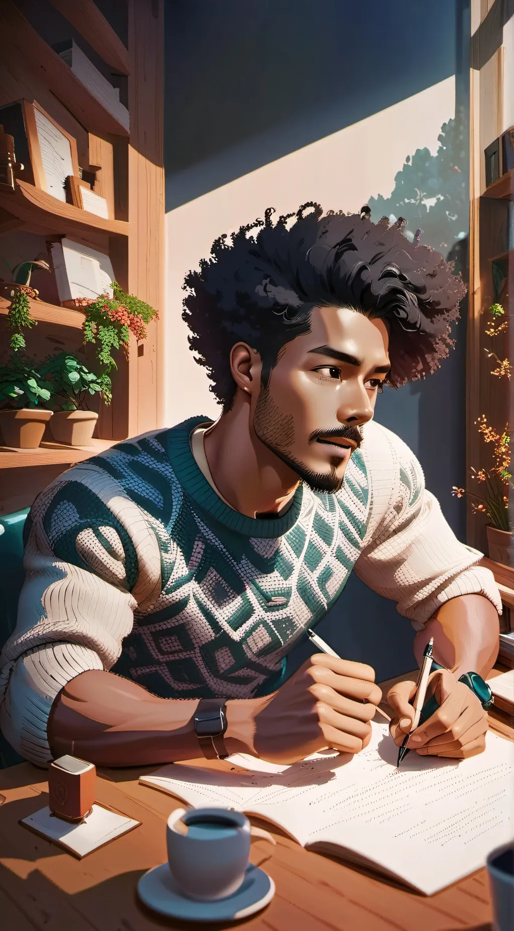 ai character: Tyron background