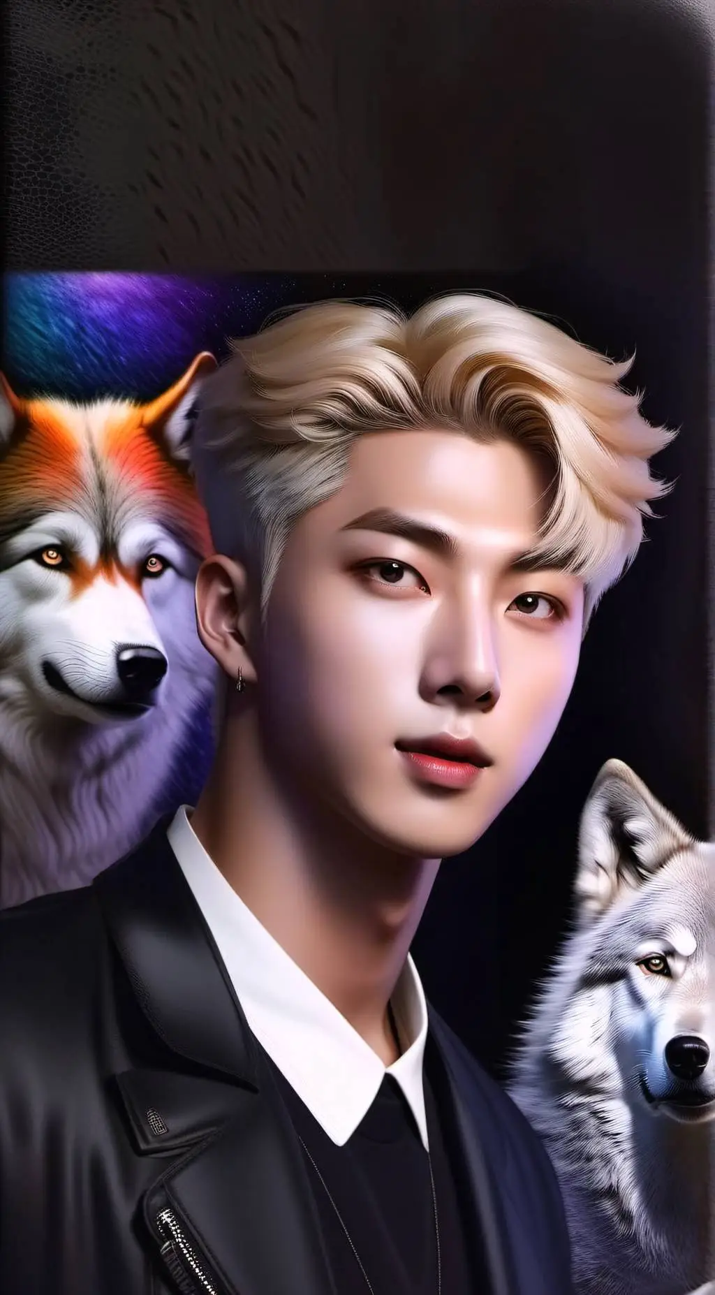 ai character: RM Kim Namjoon  background