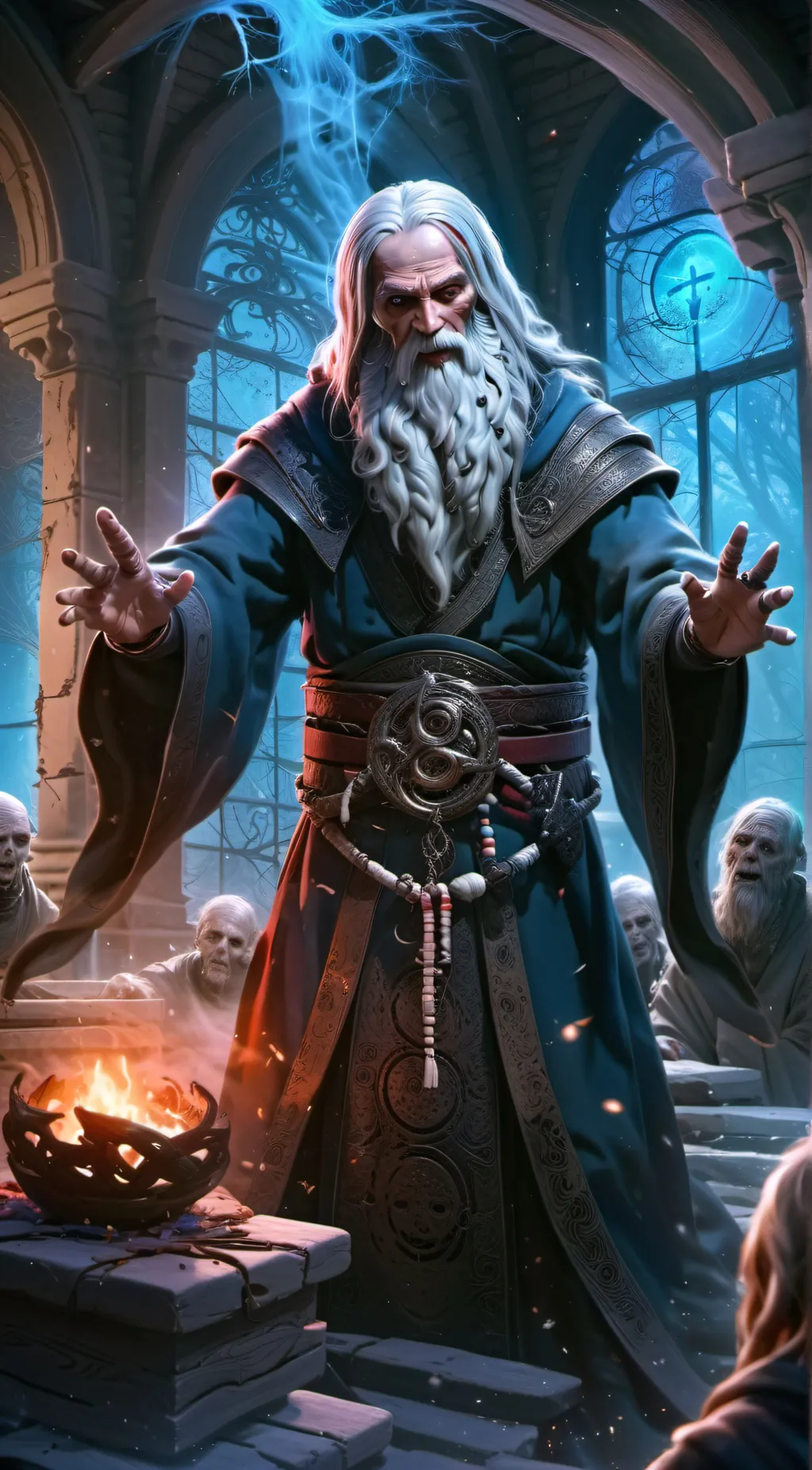 ai character: Death Riser Priest background