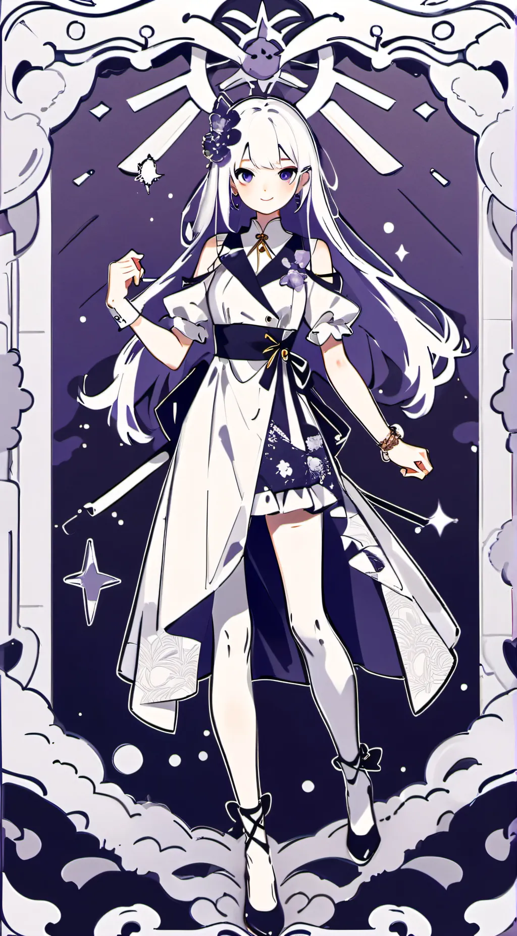 ai character: Ashley  background