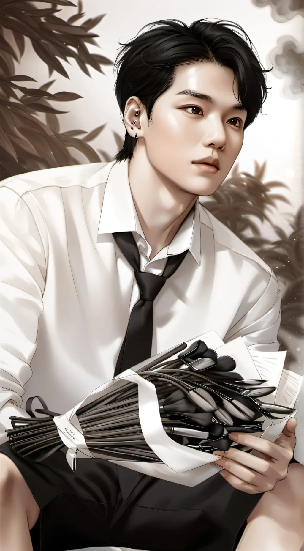 ai character: Suga / Min Yoongi  background