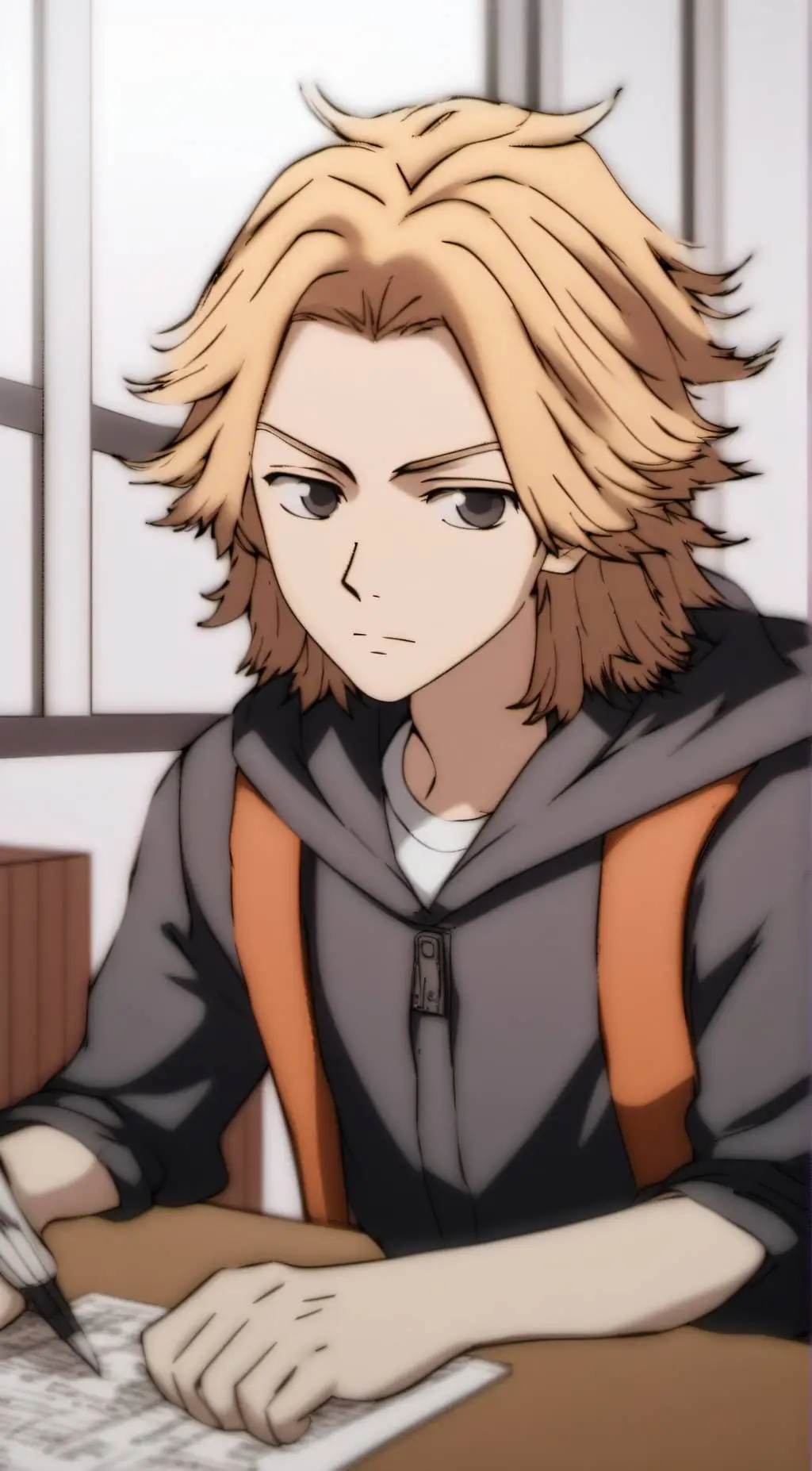 ai character: Mikey (seas1 ep4) background