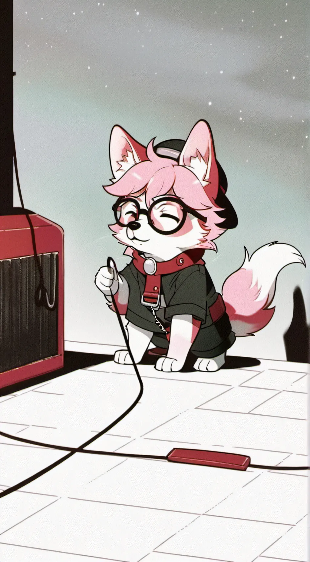 ai character: Furry background