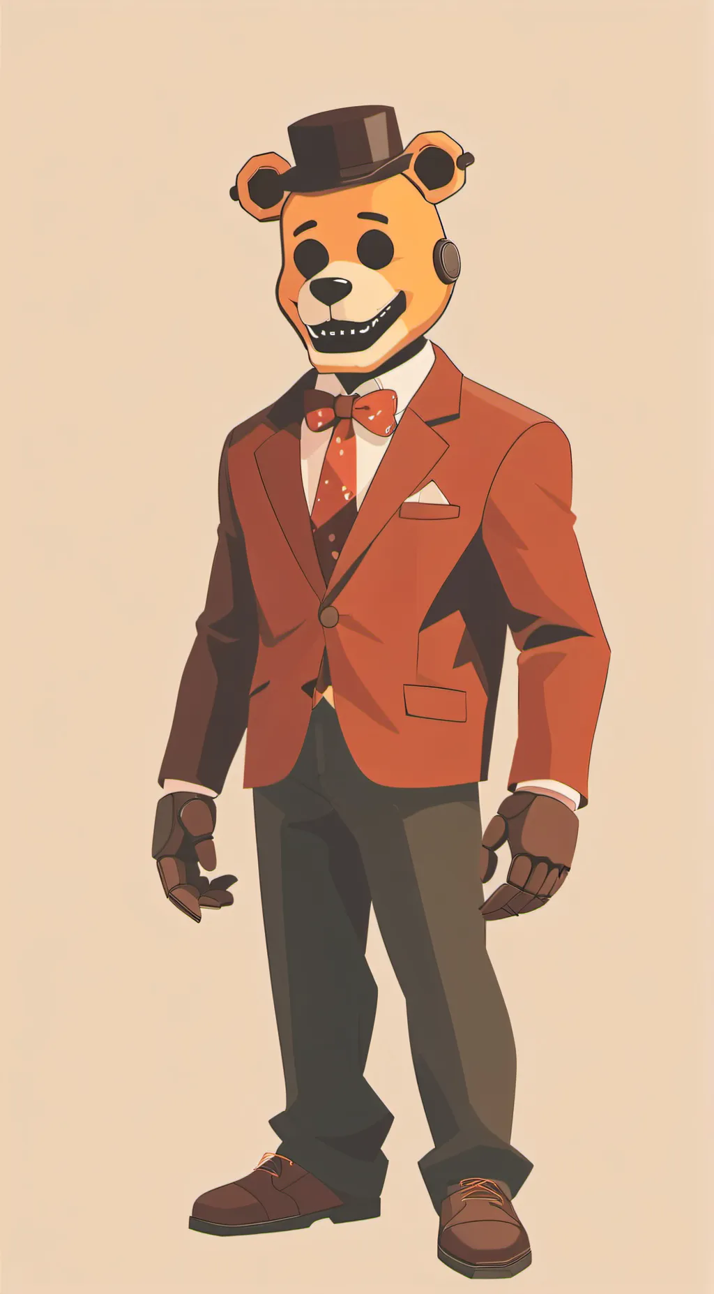 ai character: Freddy Fazbear background