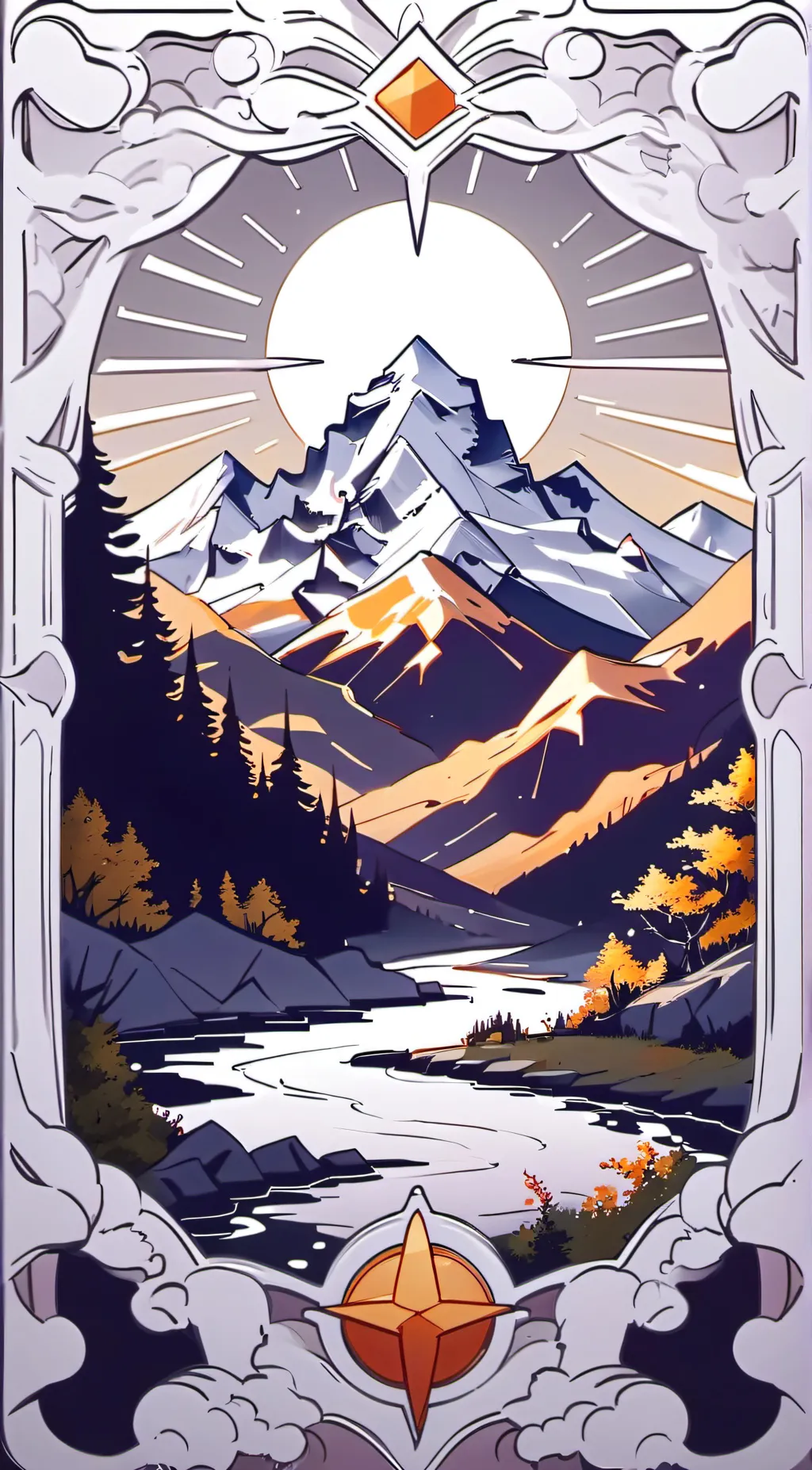 ai character: The World of Sky background