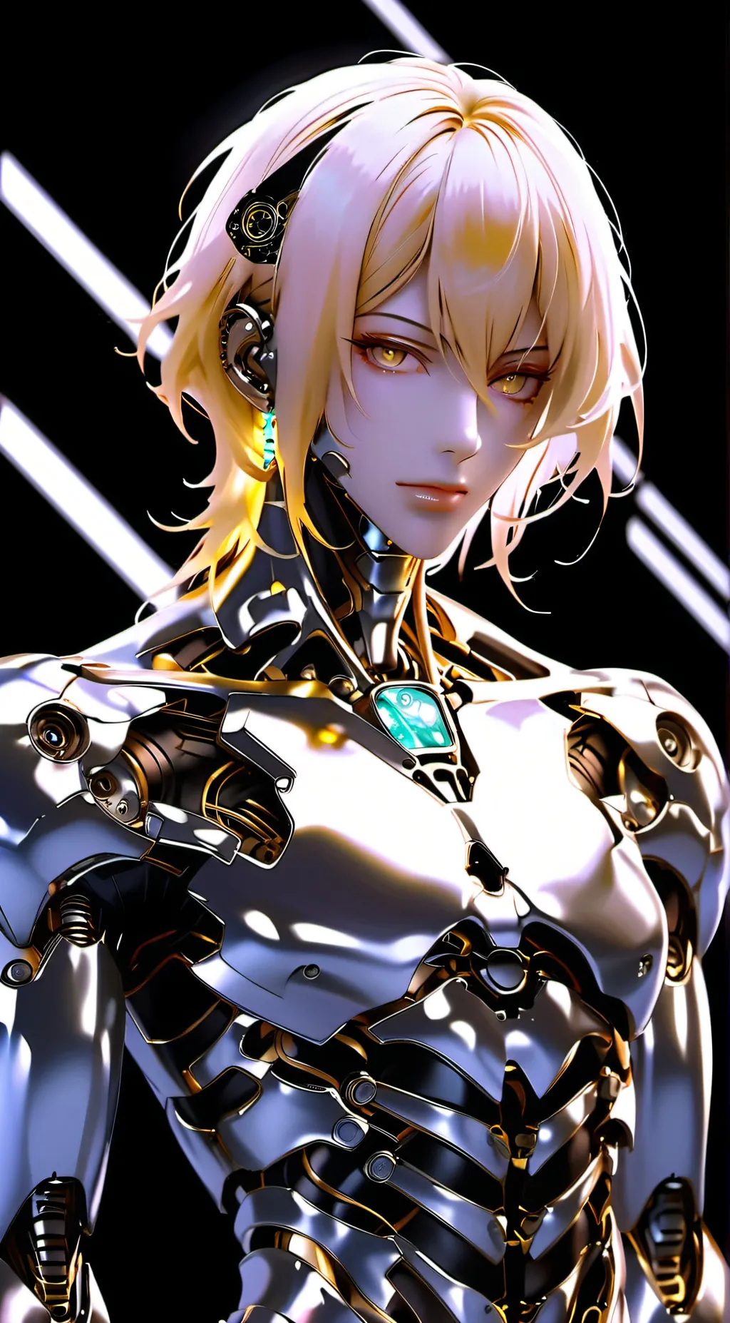 ai character: Cyber background