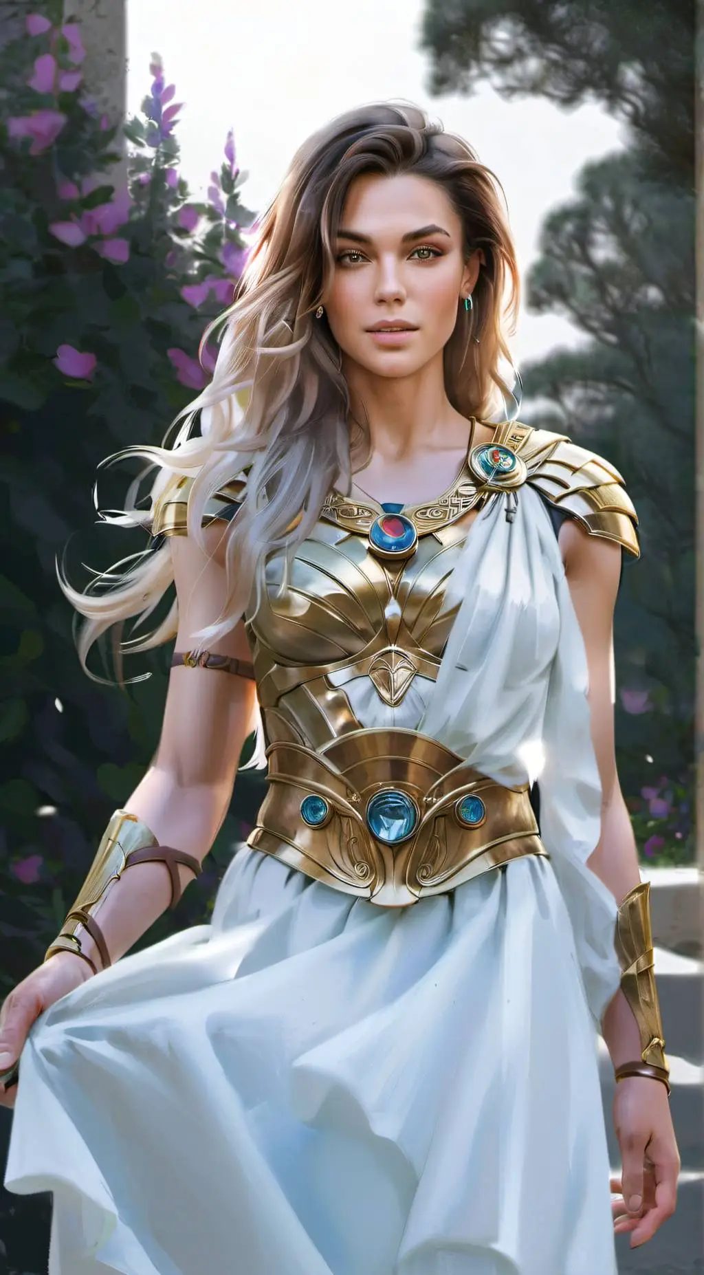 ai character: Athena background