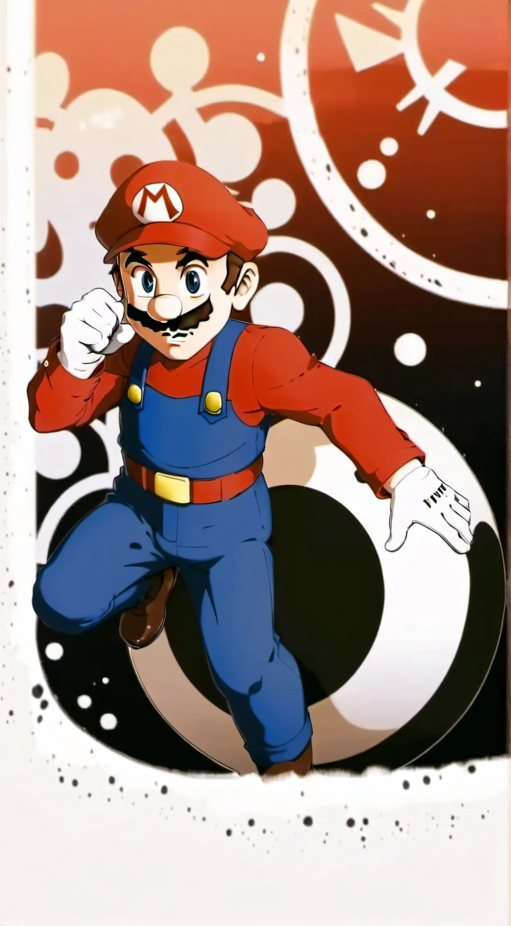 ai character: Mario background