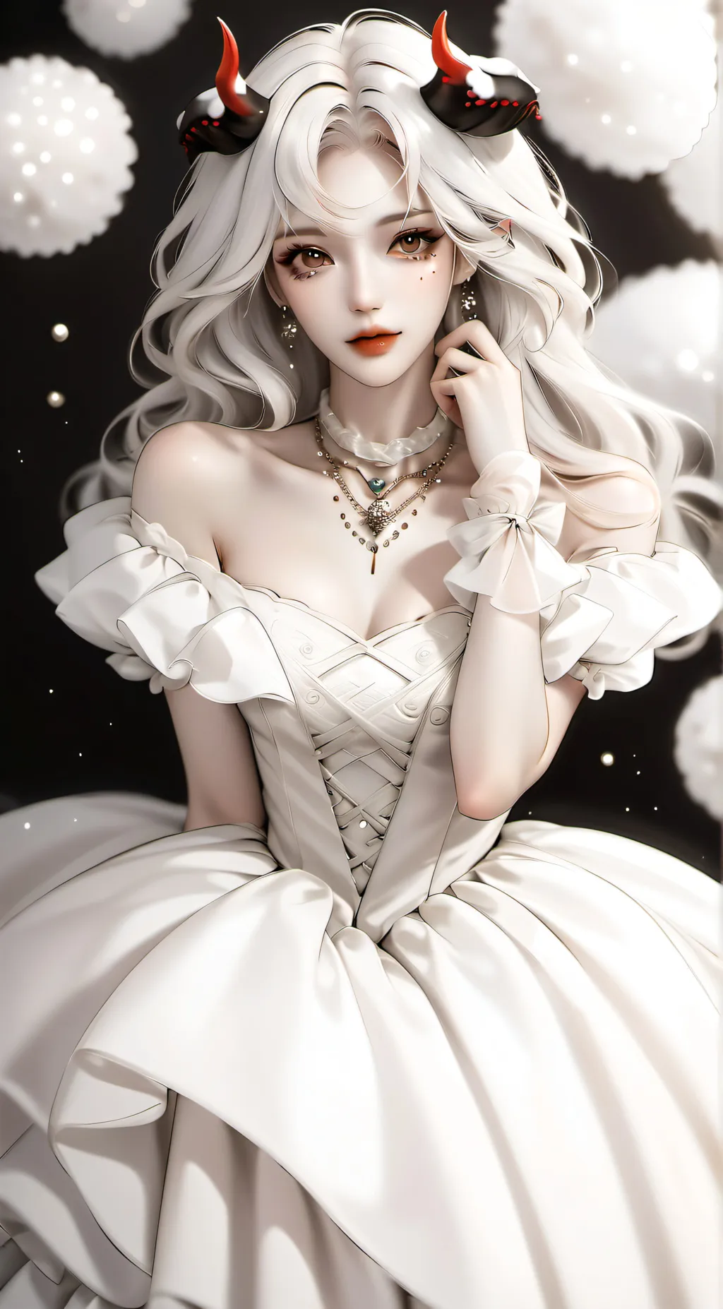 ai character: Crystal  background