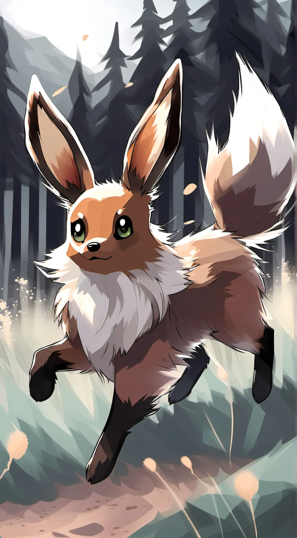 ai character: eeveelution squad  background